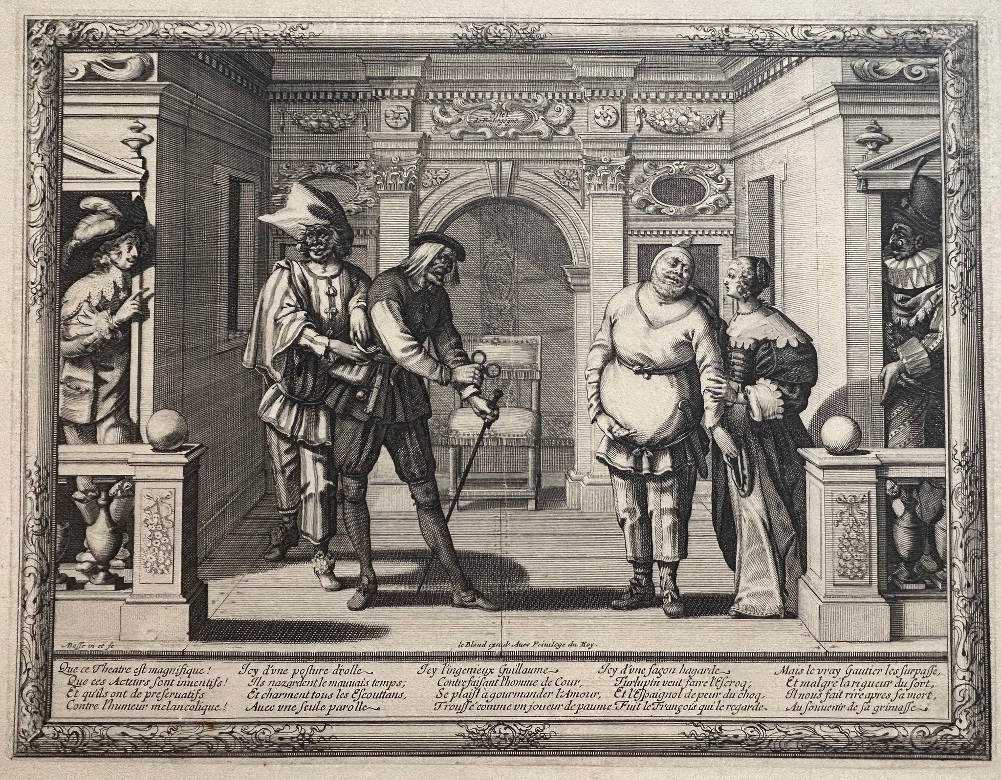 L'Hôtel de Bourgogne. c.1633-1634.