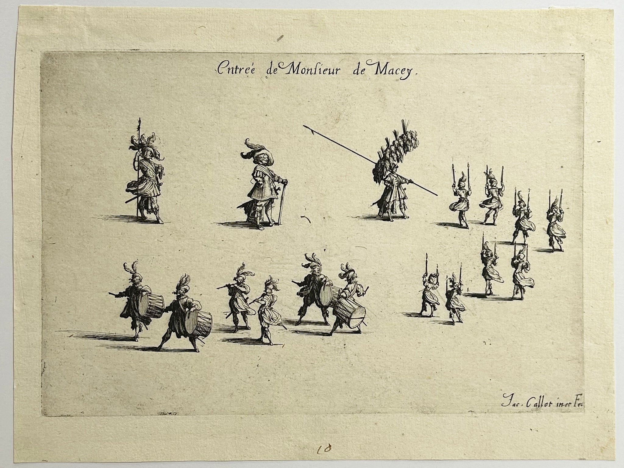 Entrée de M. de Macey.