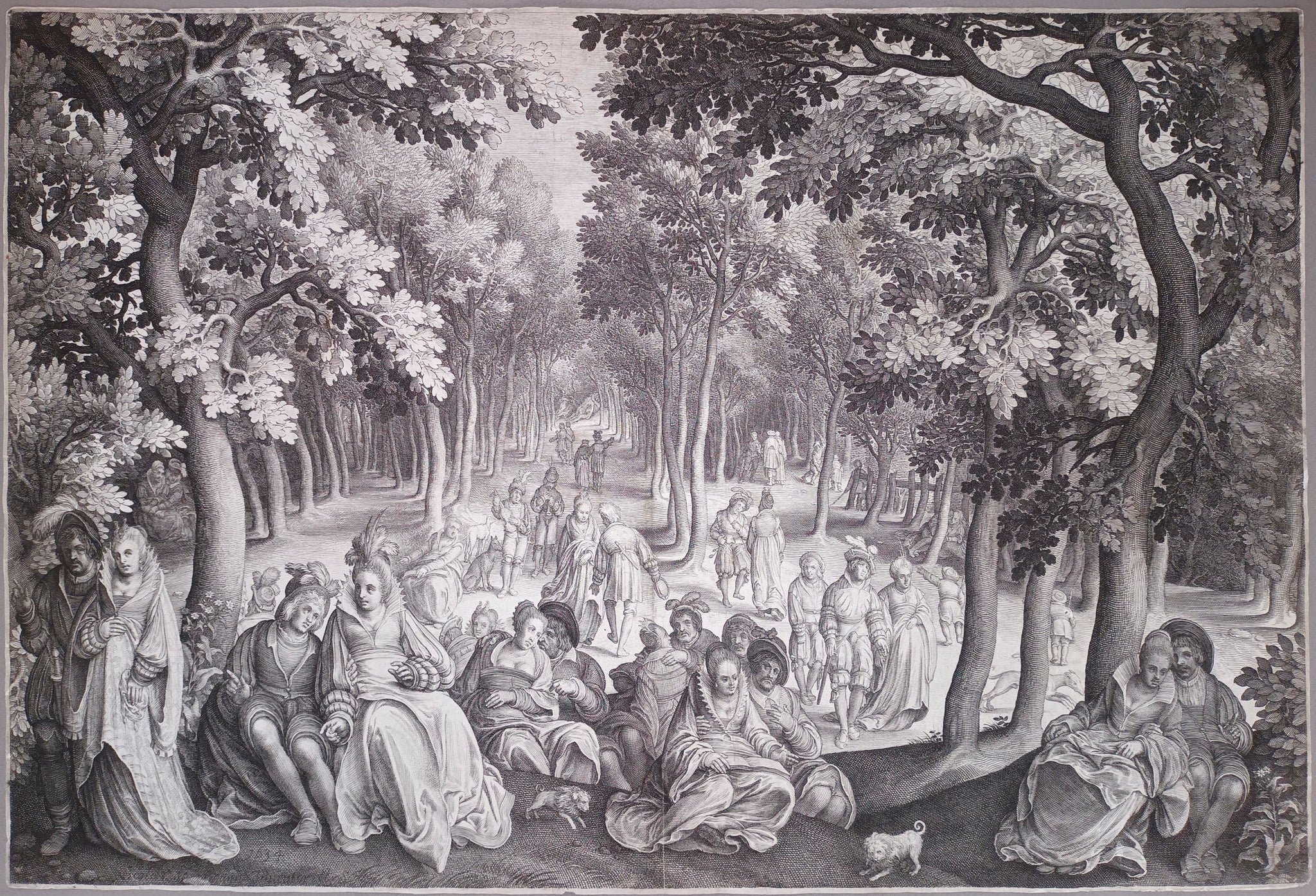 Le jardin d’amour. 1634.