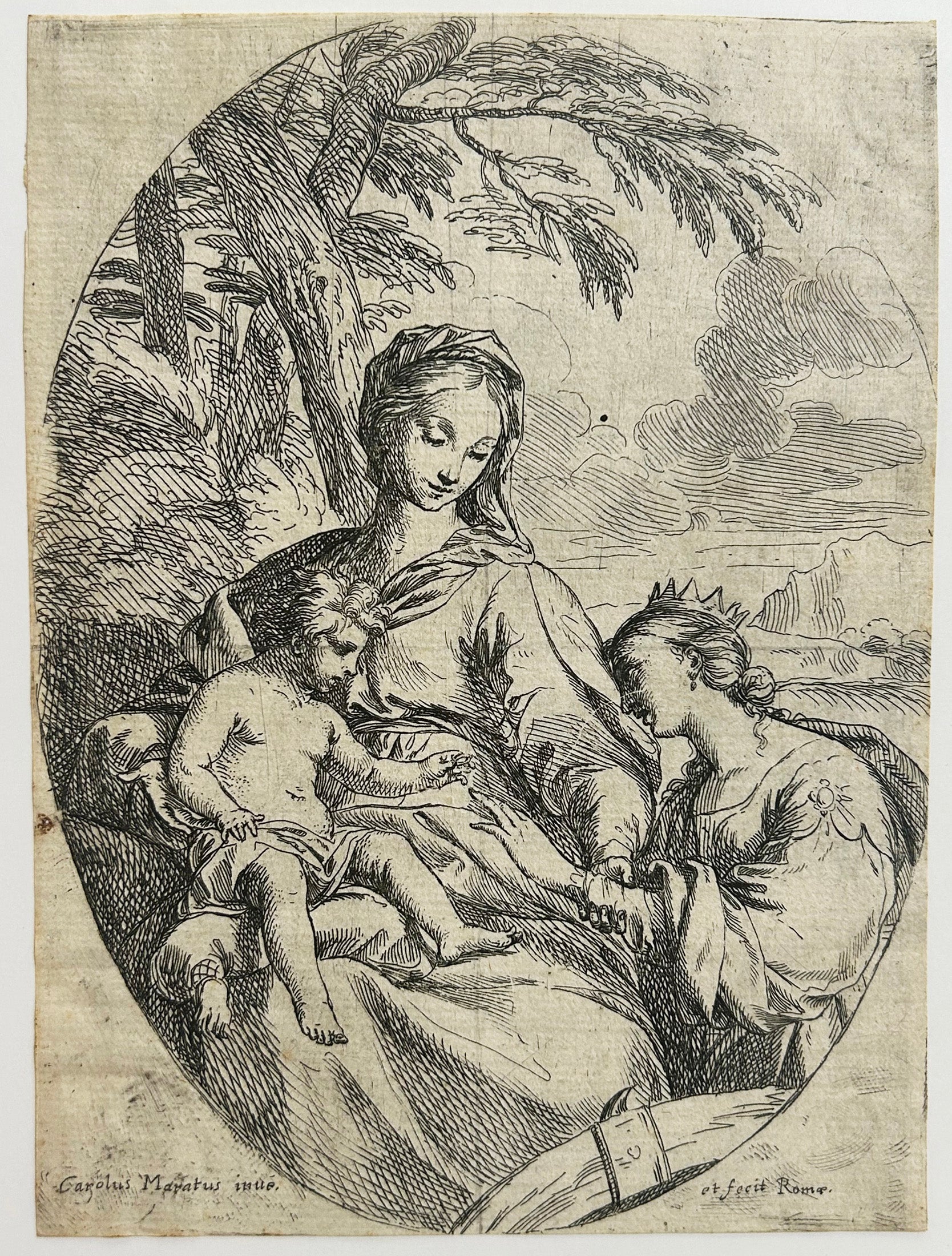 Le mariage mystique de Sainte Catherine.