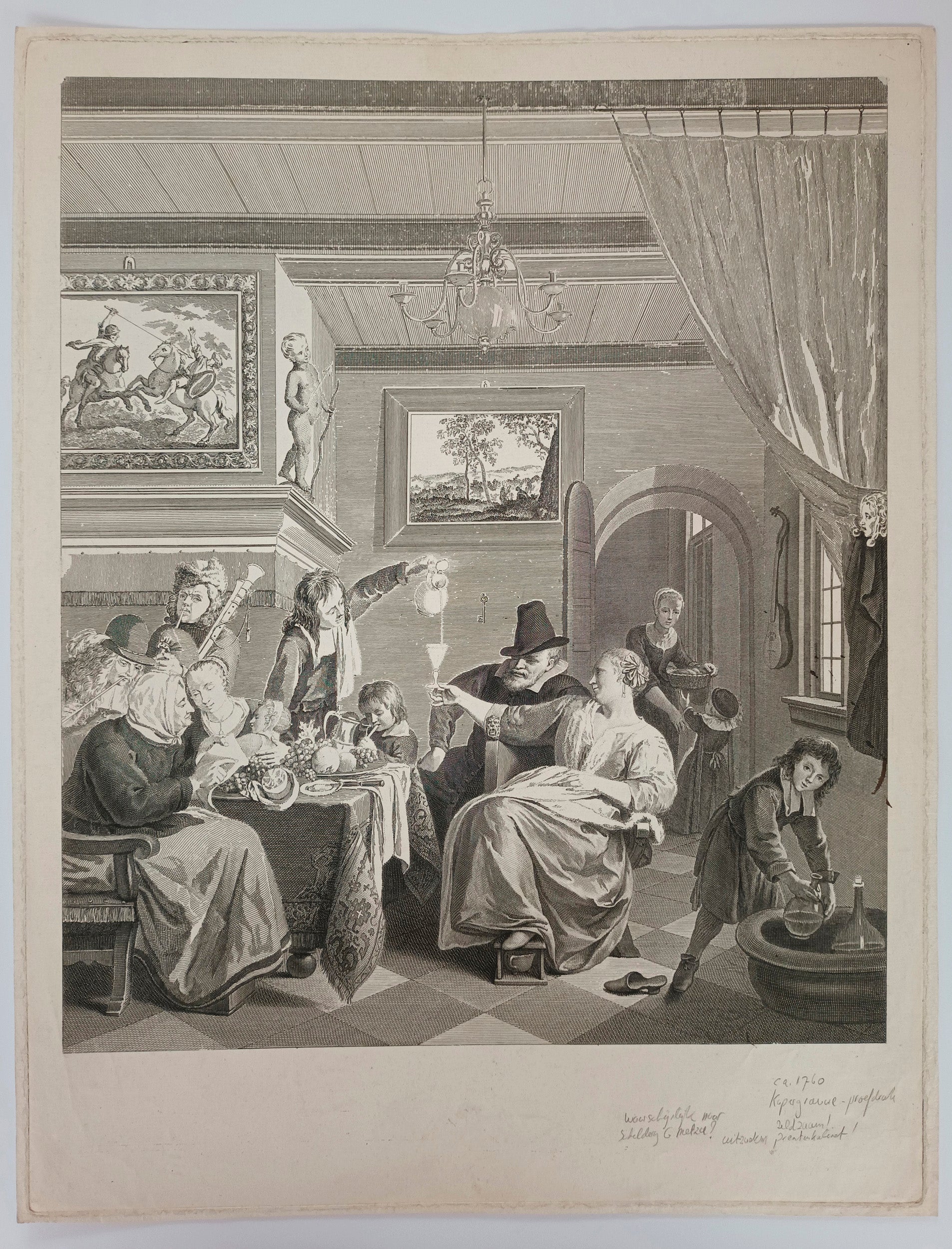 La Collation hollandoise.  Vers 1773-1788.