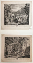 Charger l'image dans la galerie, Ballet dansé au Théâtre de l'Opéra, dans le Carnaval du Parnasse & La Guinguette, Divertissement pantomime du Théâtre Italien composé par le Sr De Hesse. Dédiés à Monseigneur le Duc de la Valière. c.1760.