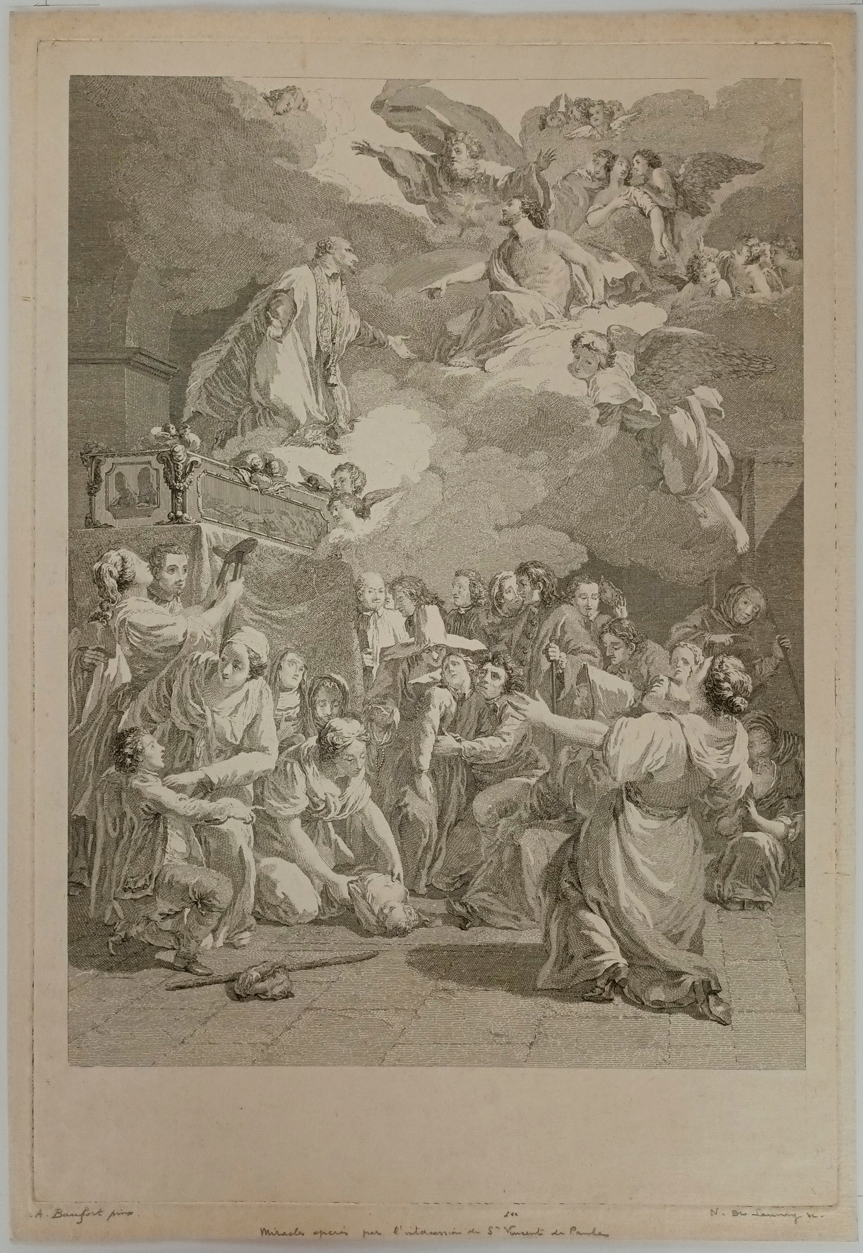 Miracles opérés par l'intercession de Saint Vincent de Paul.