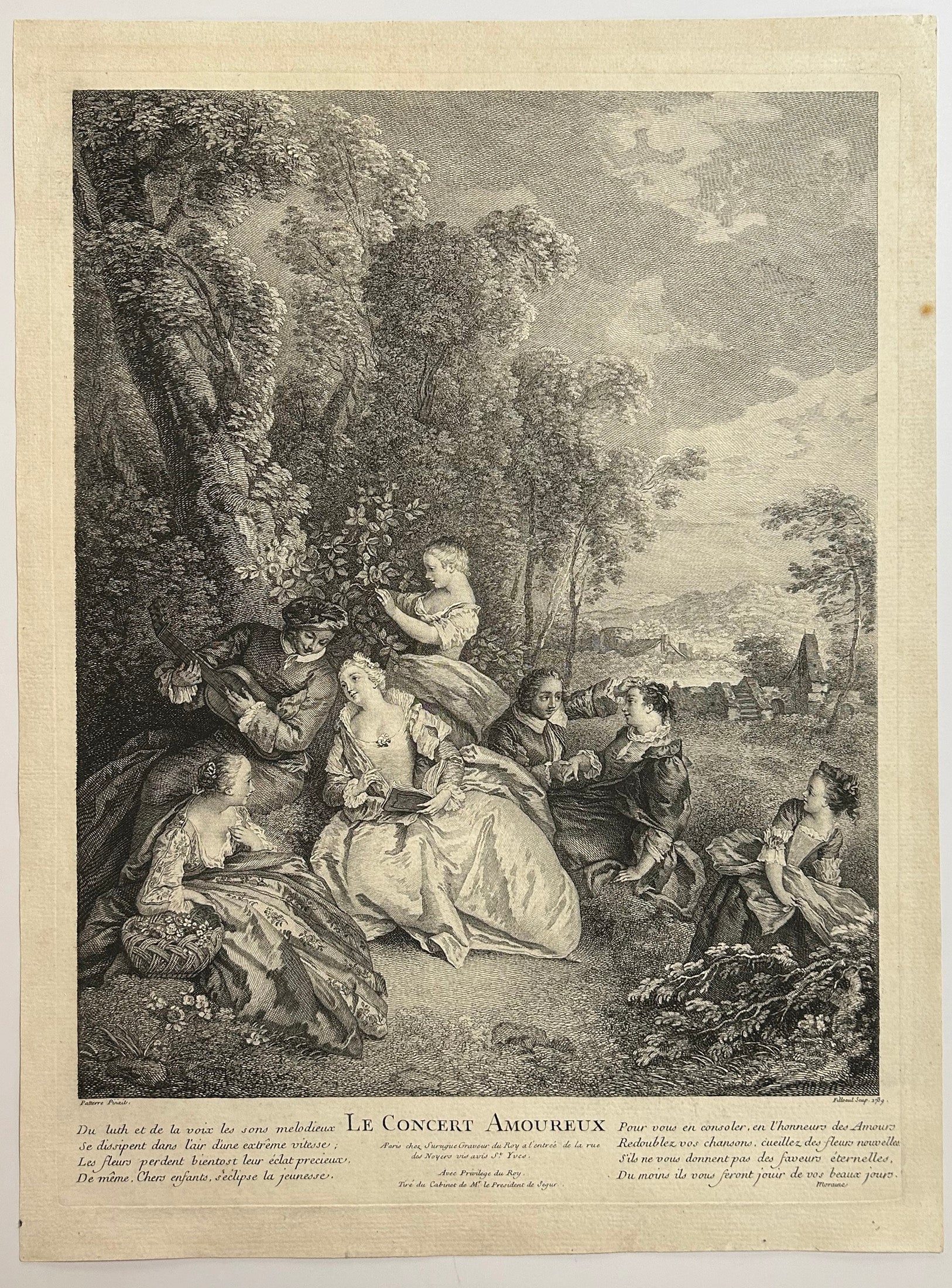 Le Concert Amoureux. 1739.