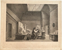 Charger l'image dans la galerie, L'Académie. Des Dessinateurs dans un atelier travaillant d'après le modèle. 1768.