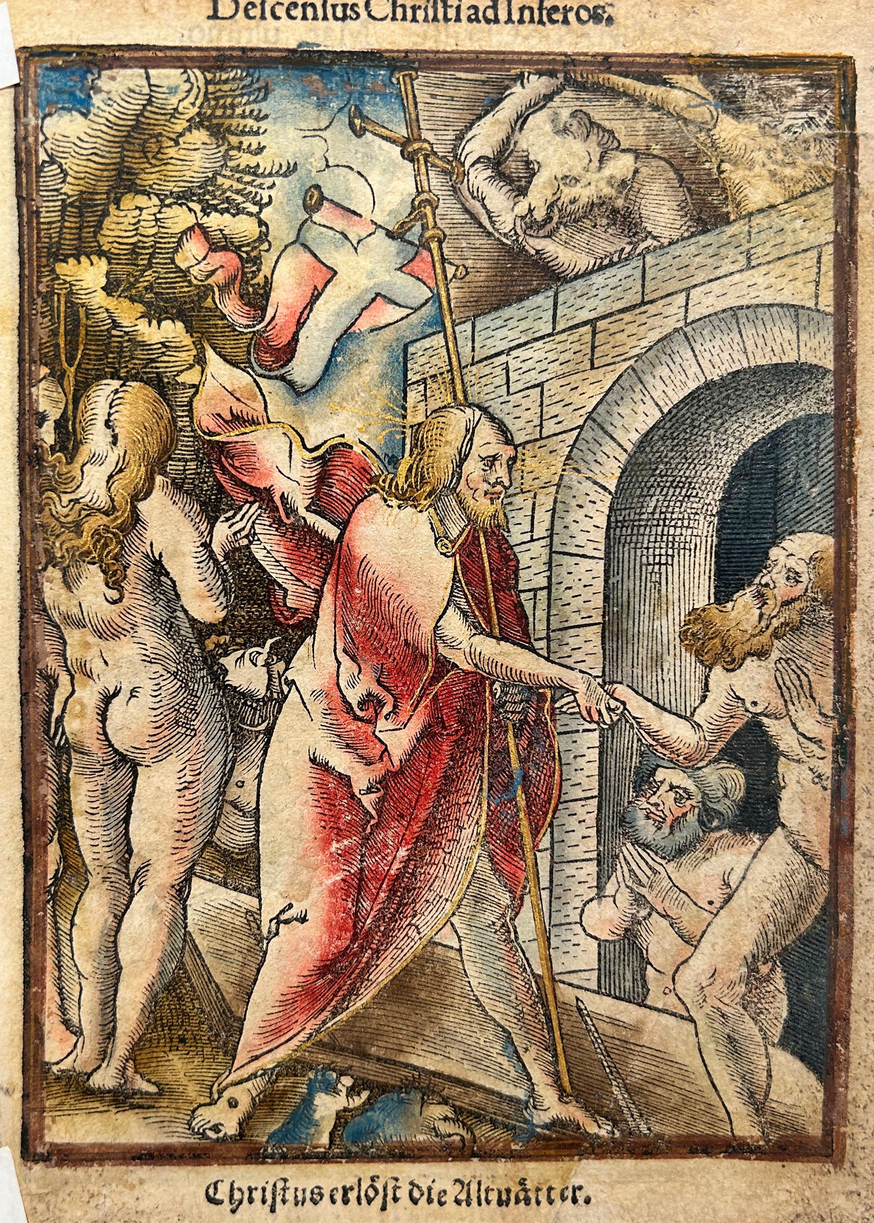 La Résurrection & La Descente du Christ dans les limbes. 1537.