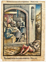 Charger l'image dans la galerie, Parabole du banquet des noces & Jésus-Christ enseignant Nicodème. 1537.