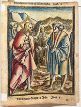 Charger l'image dans la galerie, Parabole du banquet des noces & Jésus-Christ enseignant Nicodème. 1537.