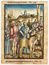 Charger l'image dans la galerie, La parabole du banquet des noces & Le Christ et la femme adultère.1537.