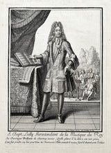 Charger l'image dans la galerie, Jean Baptiste Lully (1632†1687) Surintendant de la Musique du Roi. c.1690-1700.