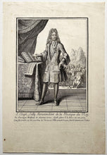 Charger l'image dans la galerie, Jean Baptiste Lully (1632†1687) Surintendant de la Musique du Roi. c.1690-1700.