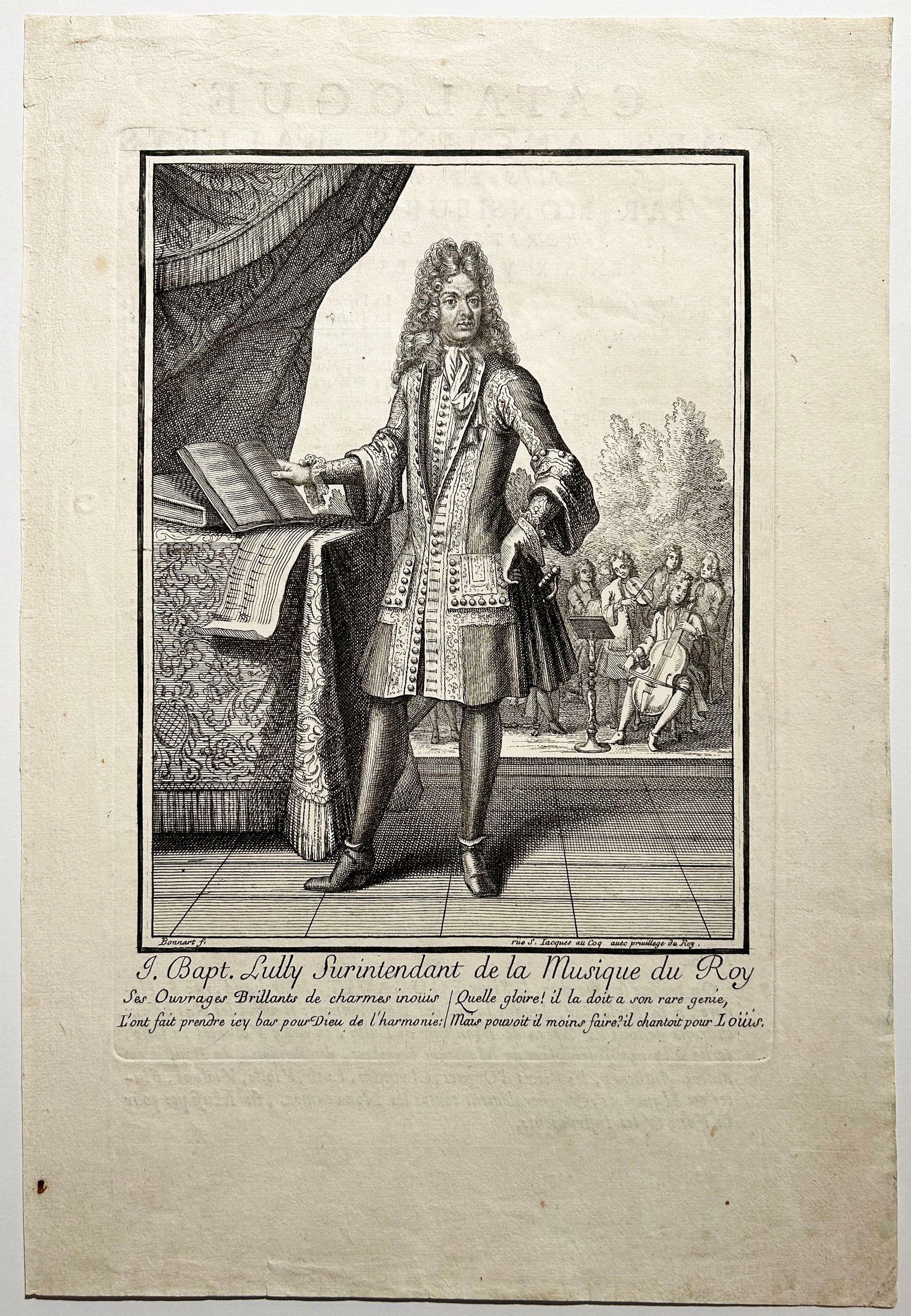 Jean Baptiste Lully (1632†1687) Surintendant de la Musique du Roi. c.1690-1700.