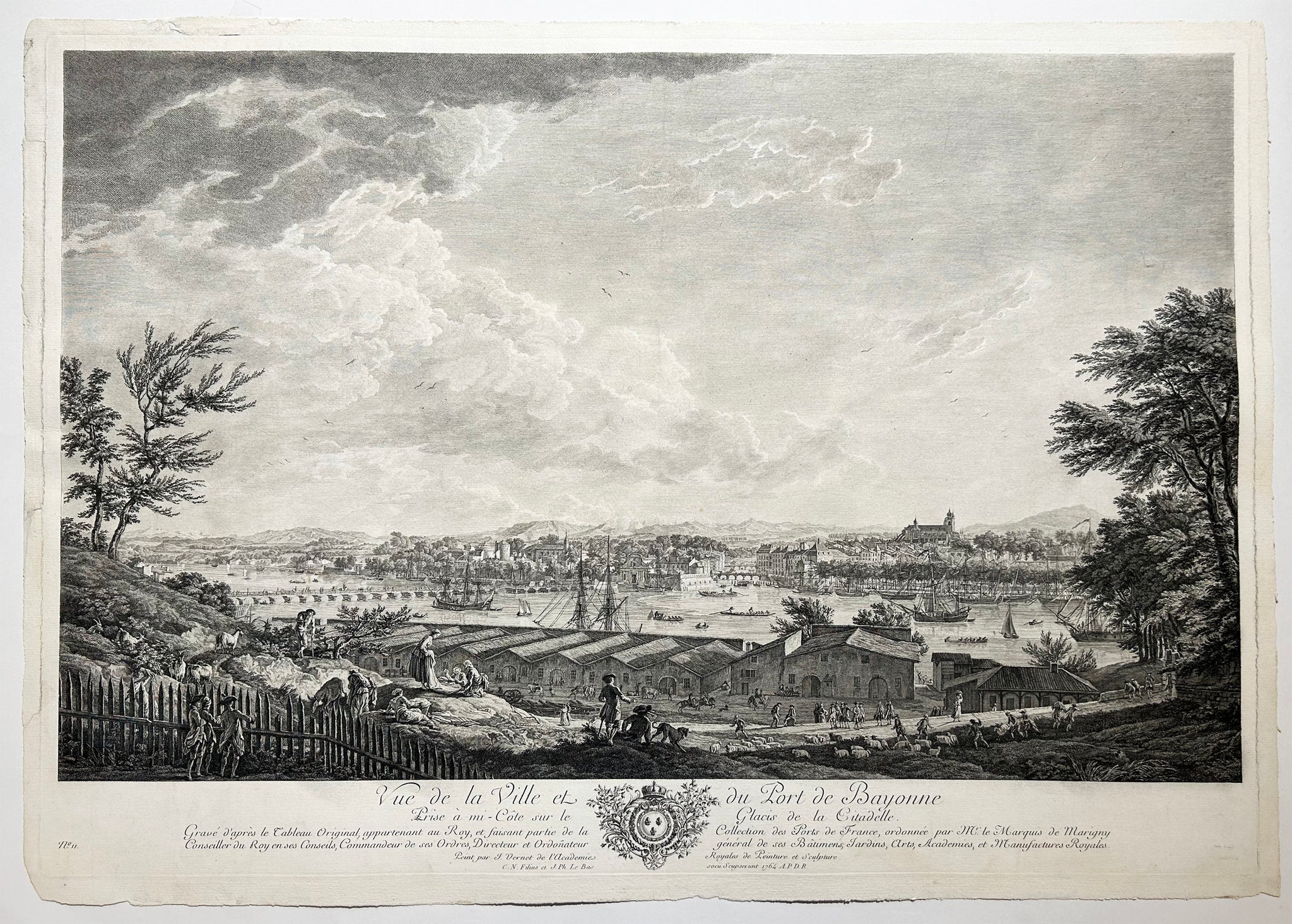 Les vues de ports de France. 1760-1767.