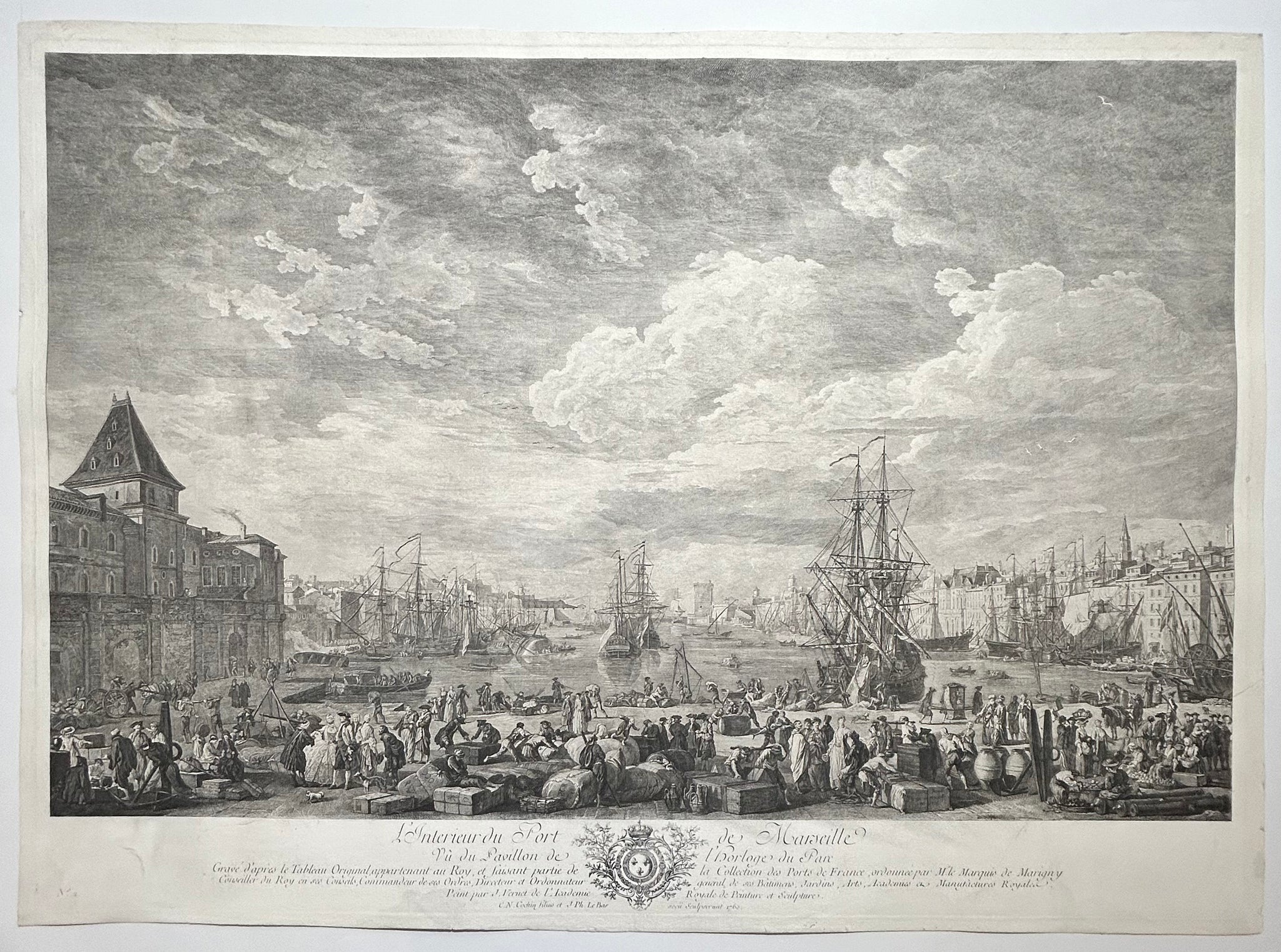 Les vues de ports de France. 1760-1767.