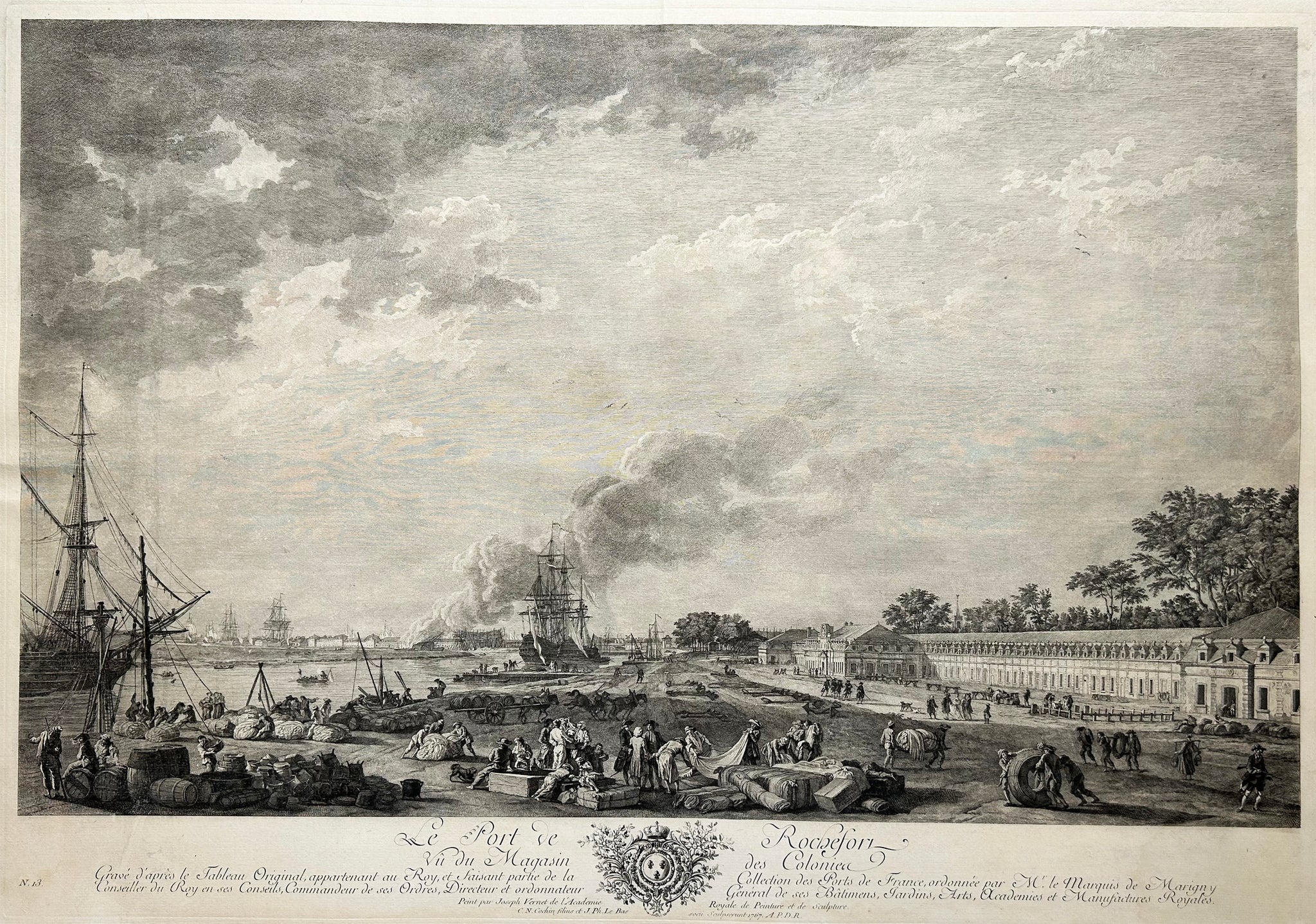 Les vues de ports de France. 1760-1767.