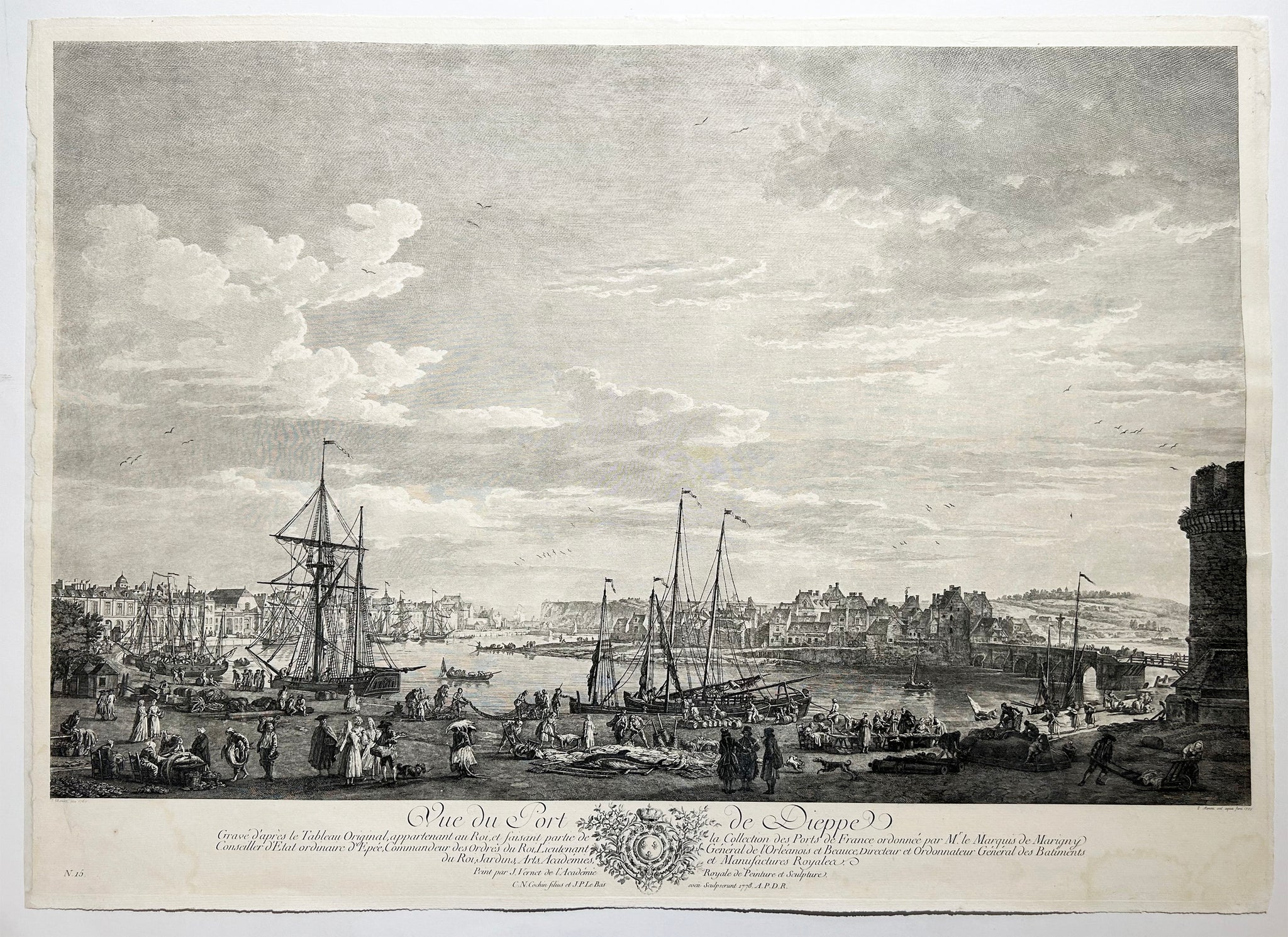 Les vues de ports de France. 1760-1767.