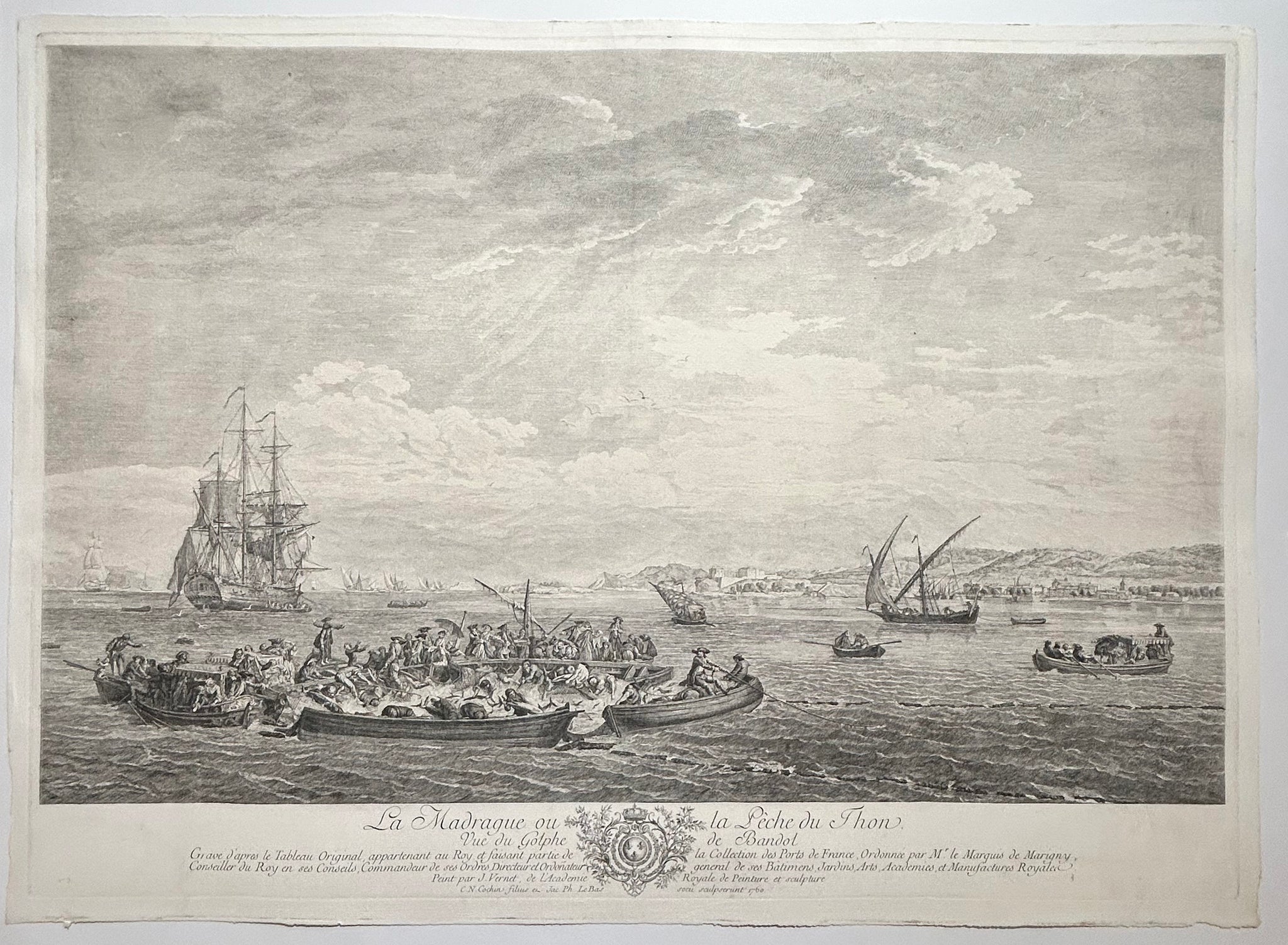 Les vues de ports de France. 1760-1767.