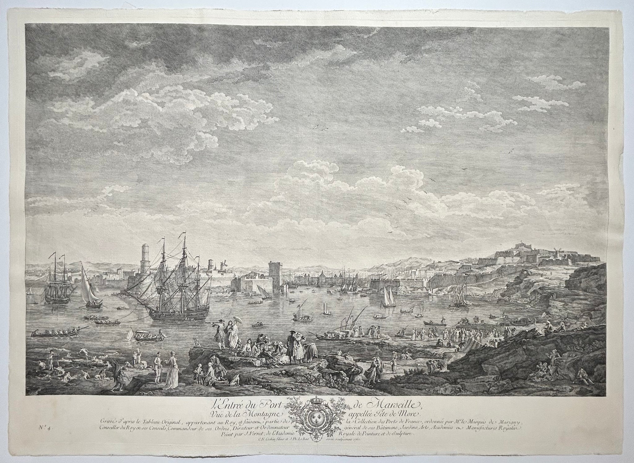 Les vues de ports de France. 1760-1767.