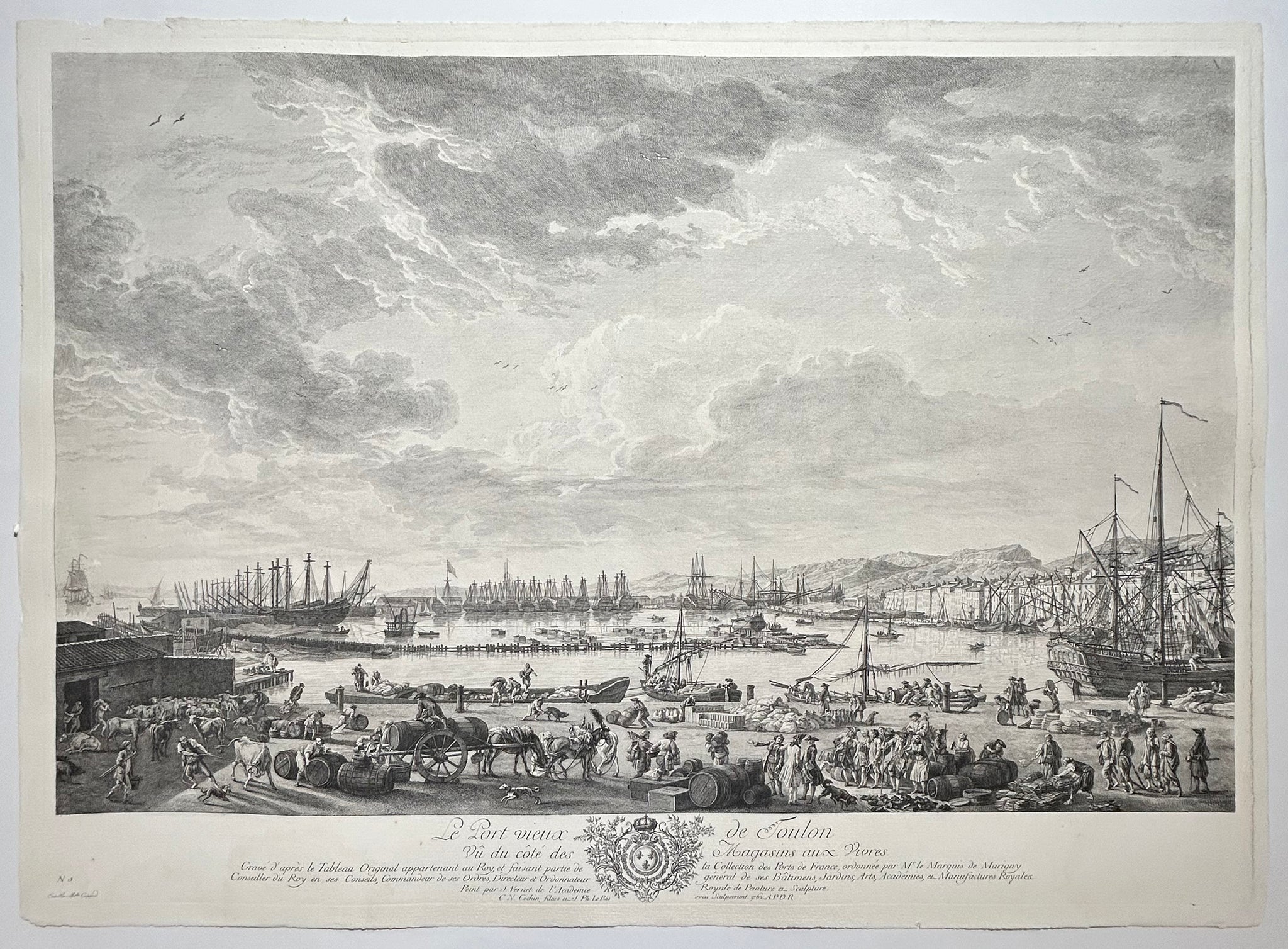 Les vues de ports de France. 1760-1767.
