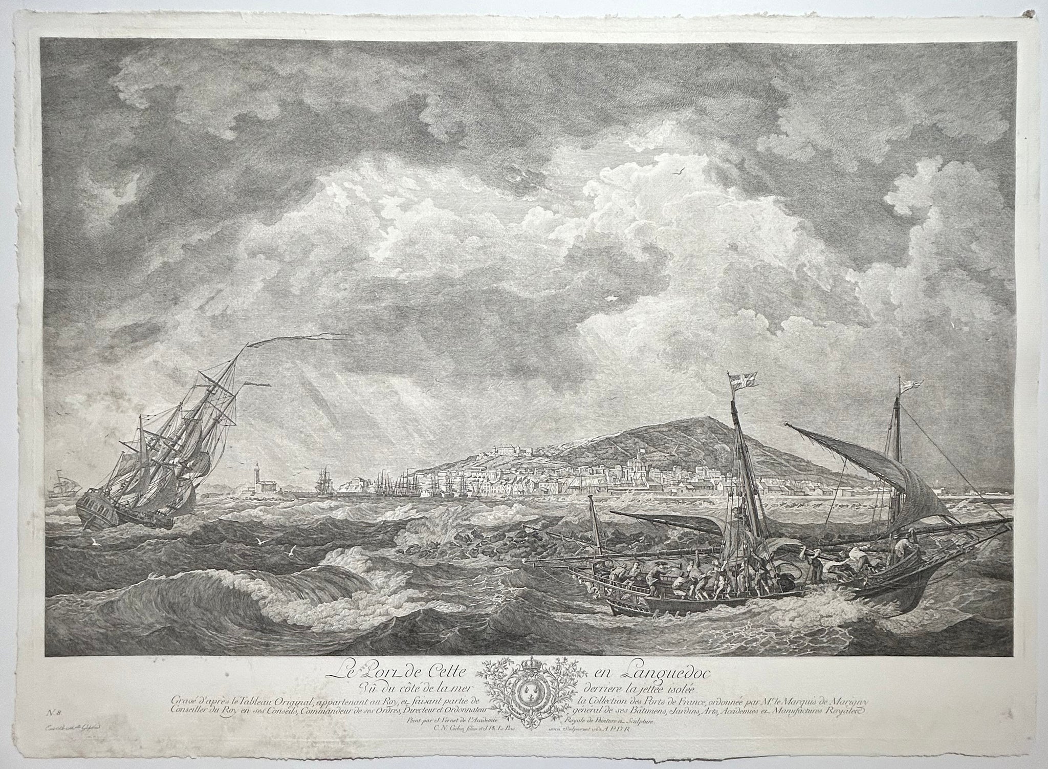 Les vues de ports de France. 1760-1767.