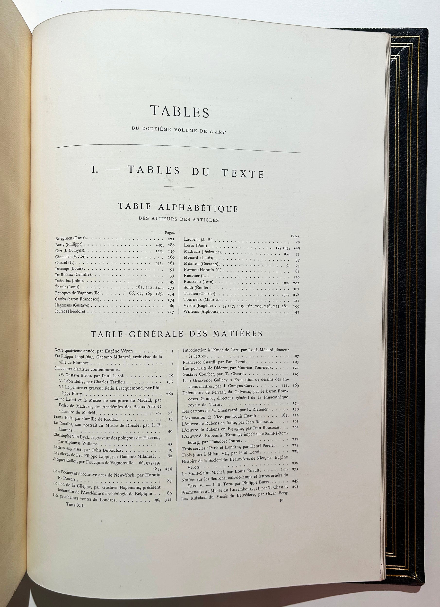L’Art, Revue hebdomadaire illustrée. Quatrième année, 1878, Tome XII de la collection. Paris, London: A. Ballue, 1878.