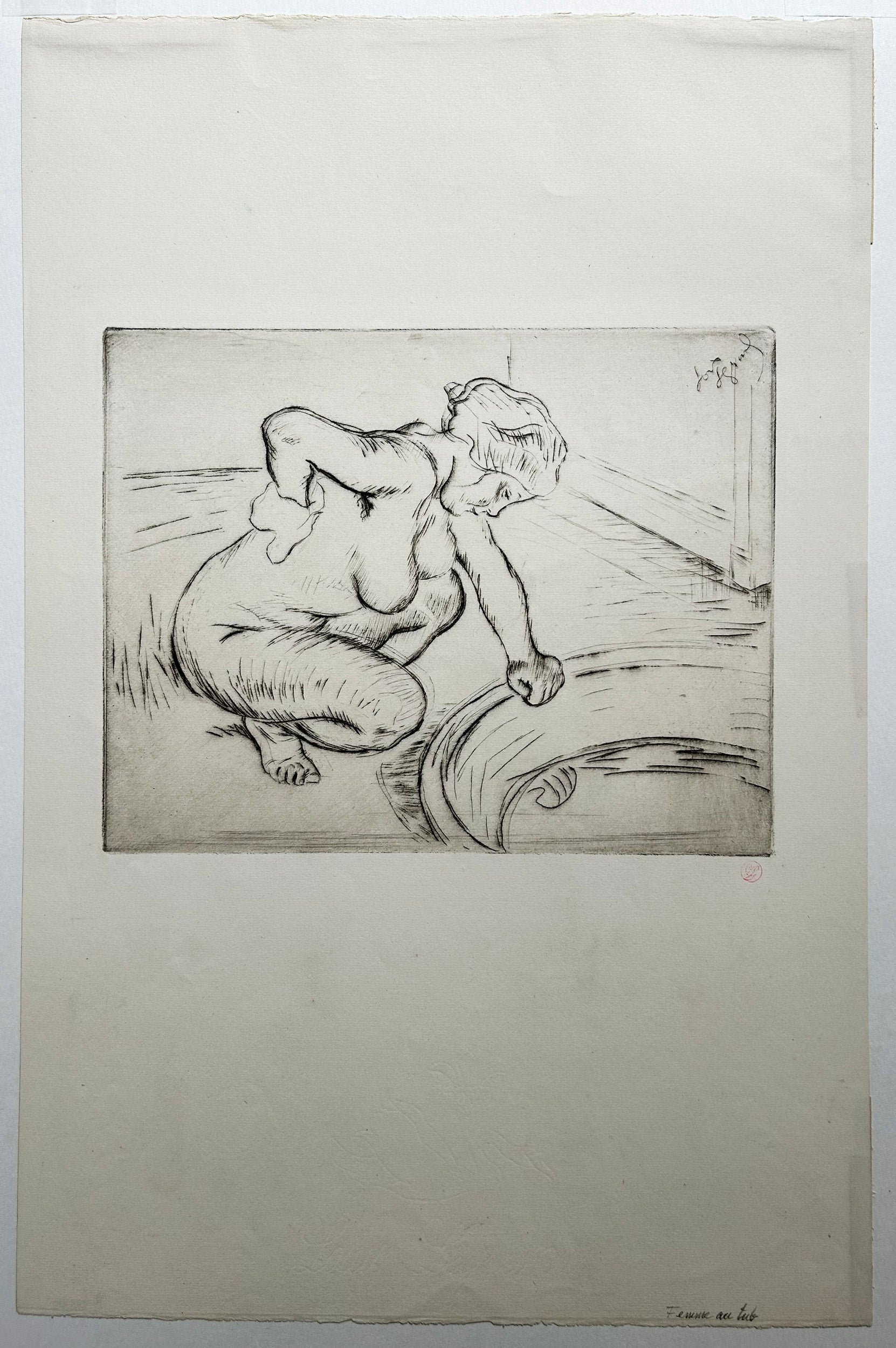 Femme à sa toilette. c.1912.