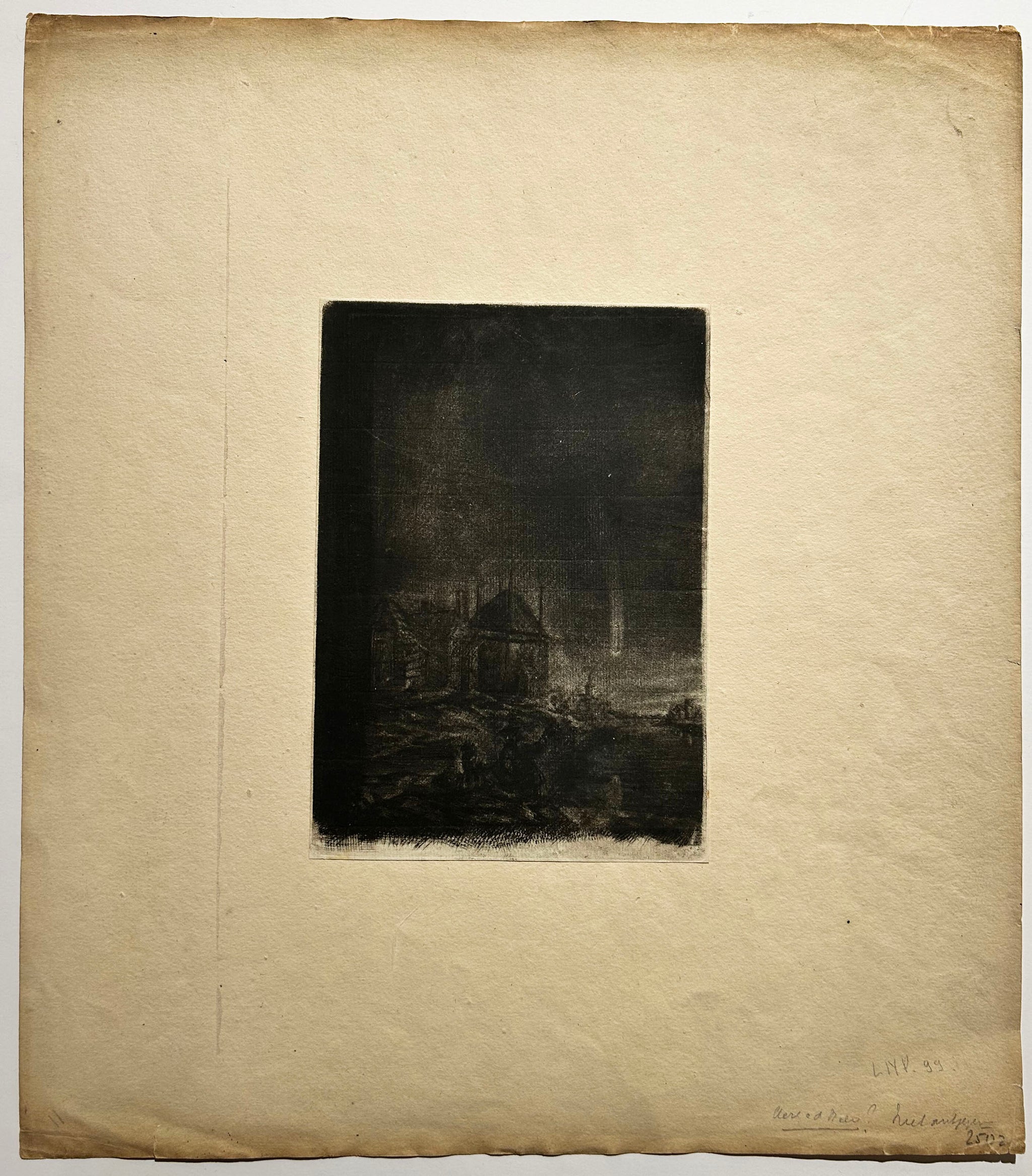 Queue de la comète de 1742 et 1744.  1744.