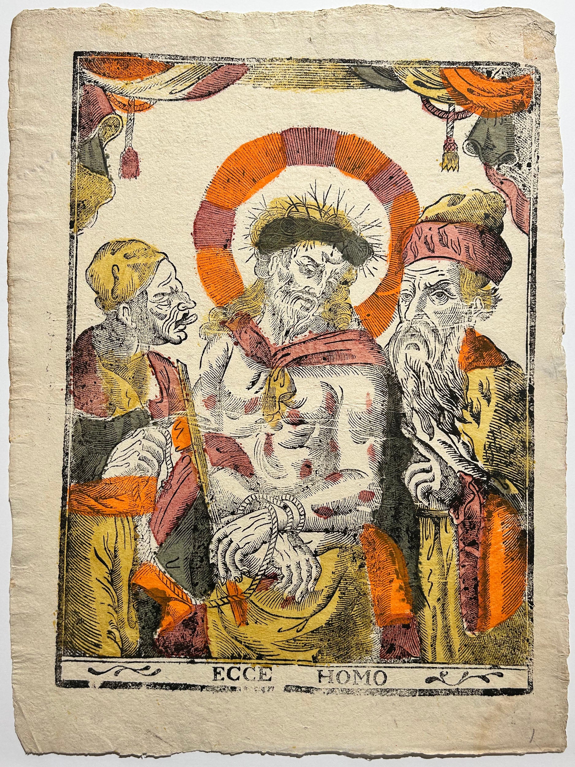 IMAGERIE RELIGIEUSE ITALIENNE REMONDINI (publié par) Ecce Homo.
