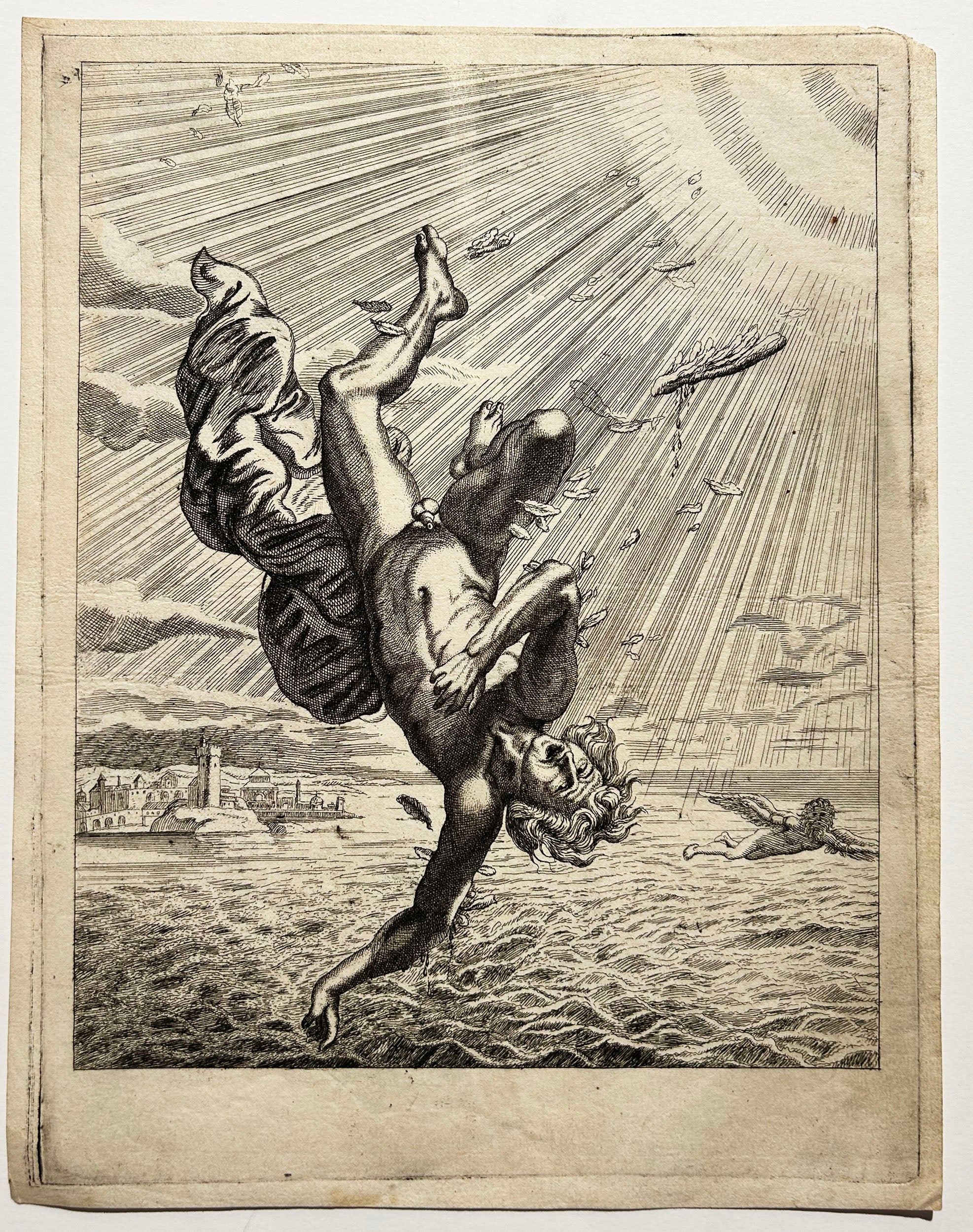 La chute d'Icare.