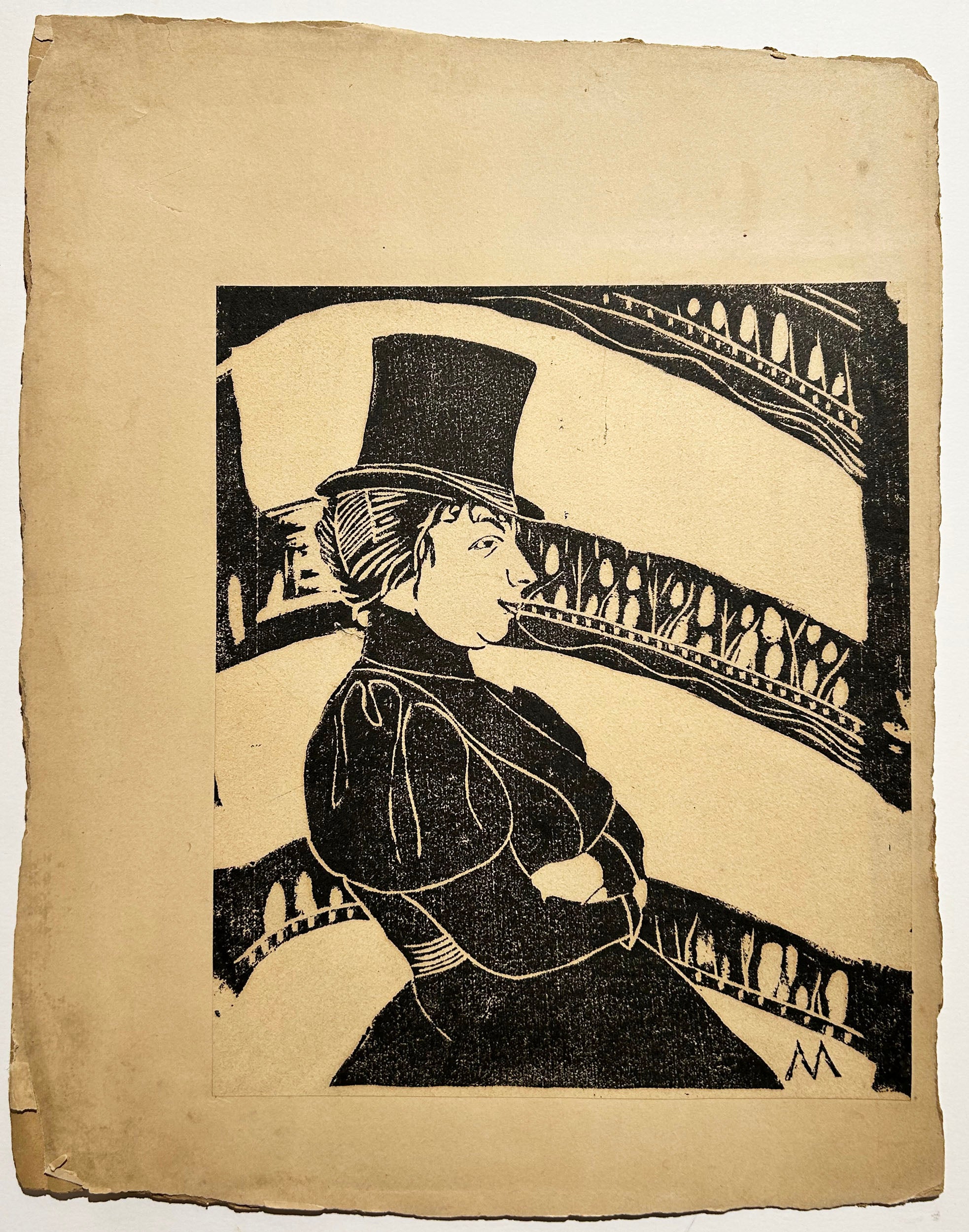 Dans la loge. In the Loge.  c.1899.