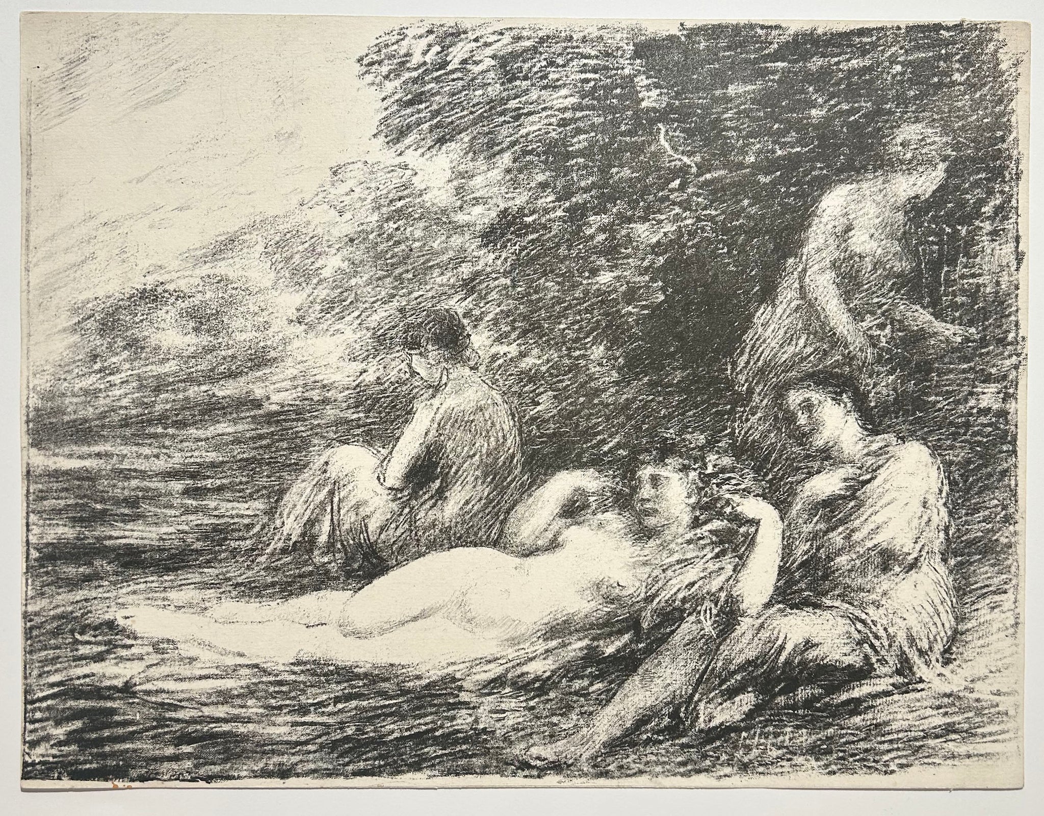Et il tomba du ciel une grande étoile, ardente comme un flambeau (Apocalypse de Saint-Jean).  1899.