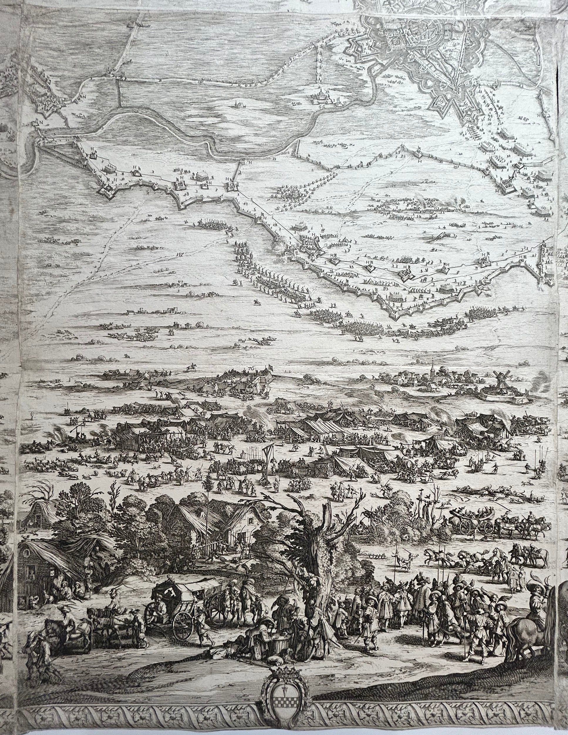Le Siège de Breda. 1628.