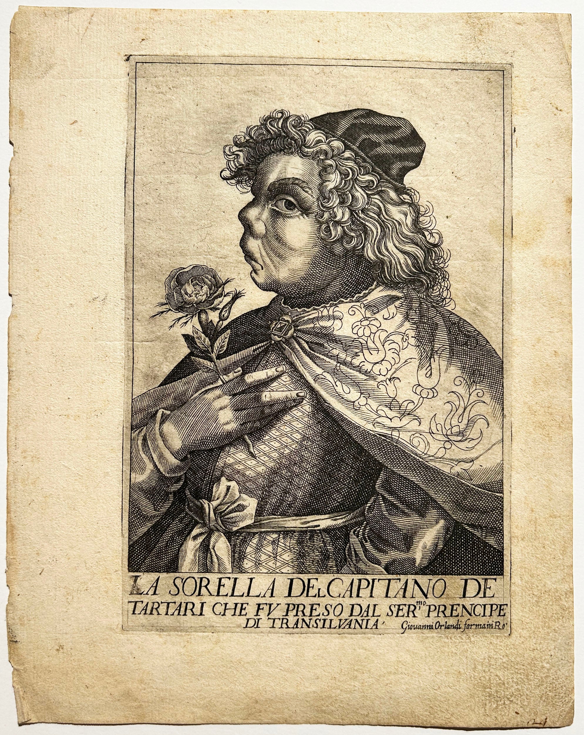 La sorella del capitano de tartari che fu preso dal ser’mo prencipe di Transilvania (La sœur du capitaine tartare qui fut emmené par le prince de Transylvanie). v. 1600-1610.