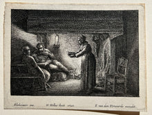 Charger l'image dans la galerie, Le Satyre et le Paysan, dans un intérieur. 1649.
