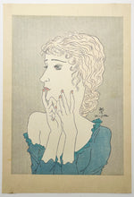 Charger l'image dans la galerie, Profil de femme blonde. c.1935.