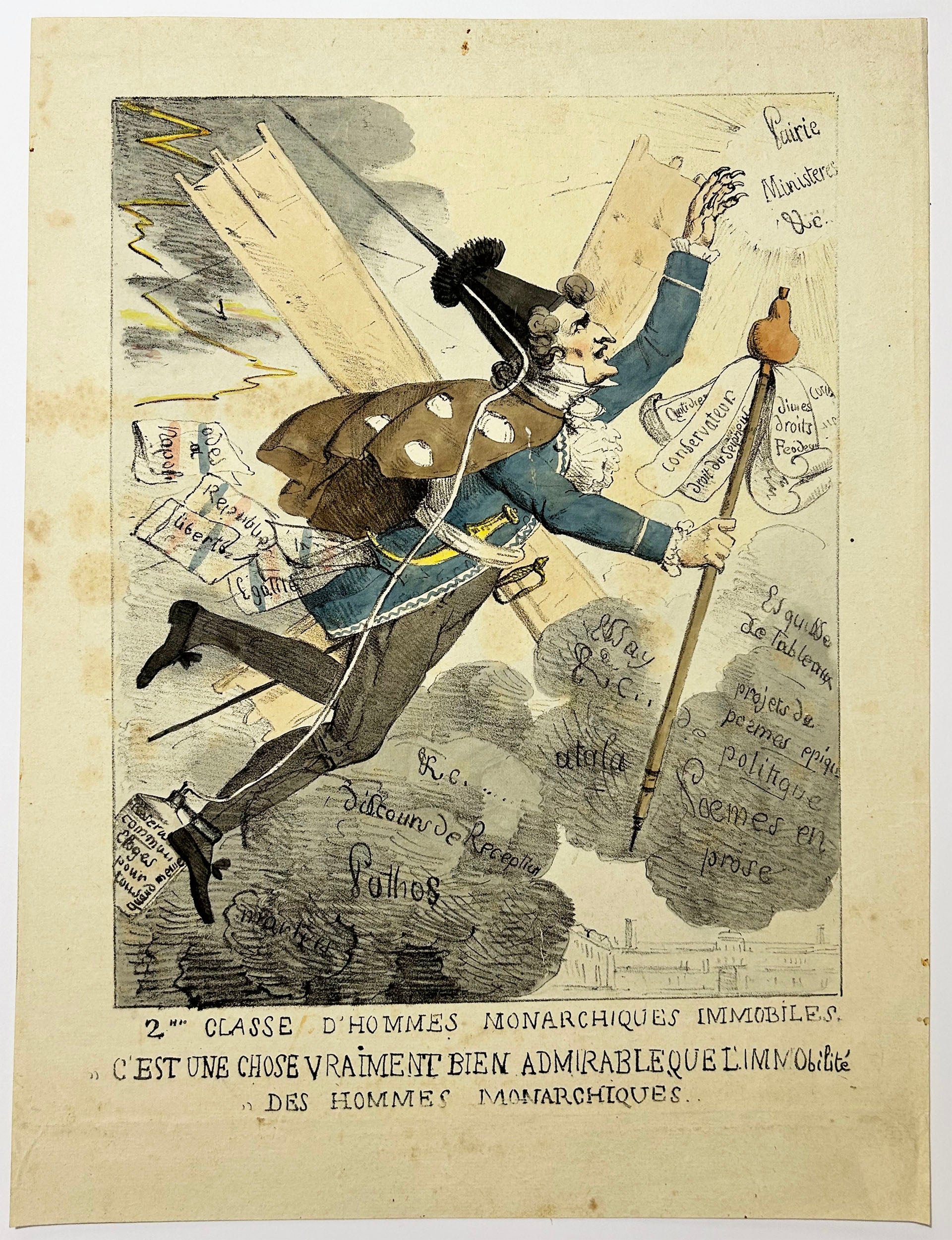 2ème classe d'hommes Monarchiques immobiles.