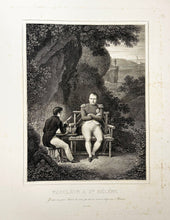 Charger l'image dans la galerie, Napoléon à Ste Hélène (Il dicte au jeune Lascases les notes qui doivent servir à rédiger ses Mémoires).  c.1830.