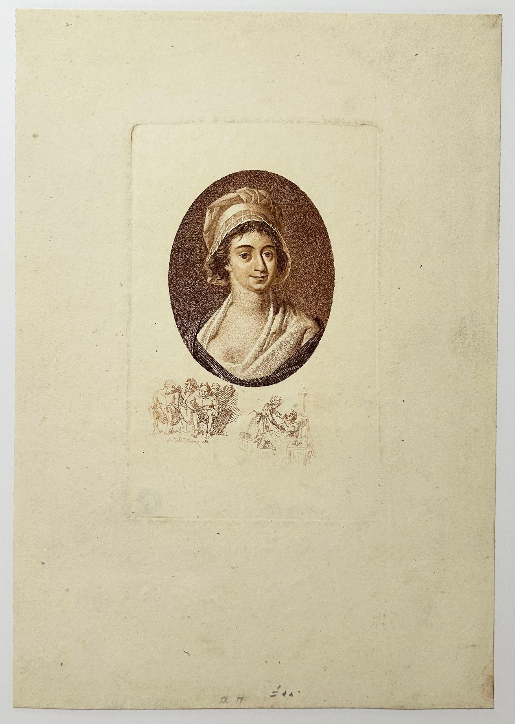 Portrait de Charlotte Corday (Ligneries 1768 † Place de la Concode 1793).