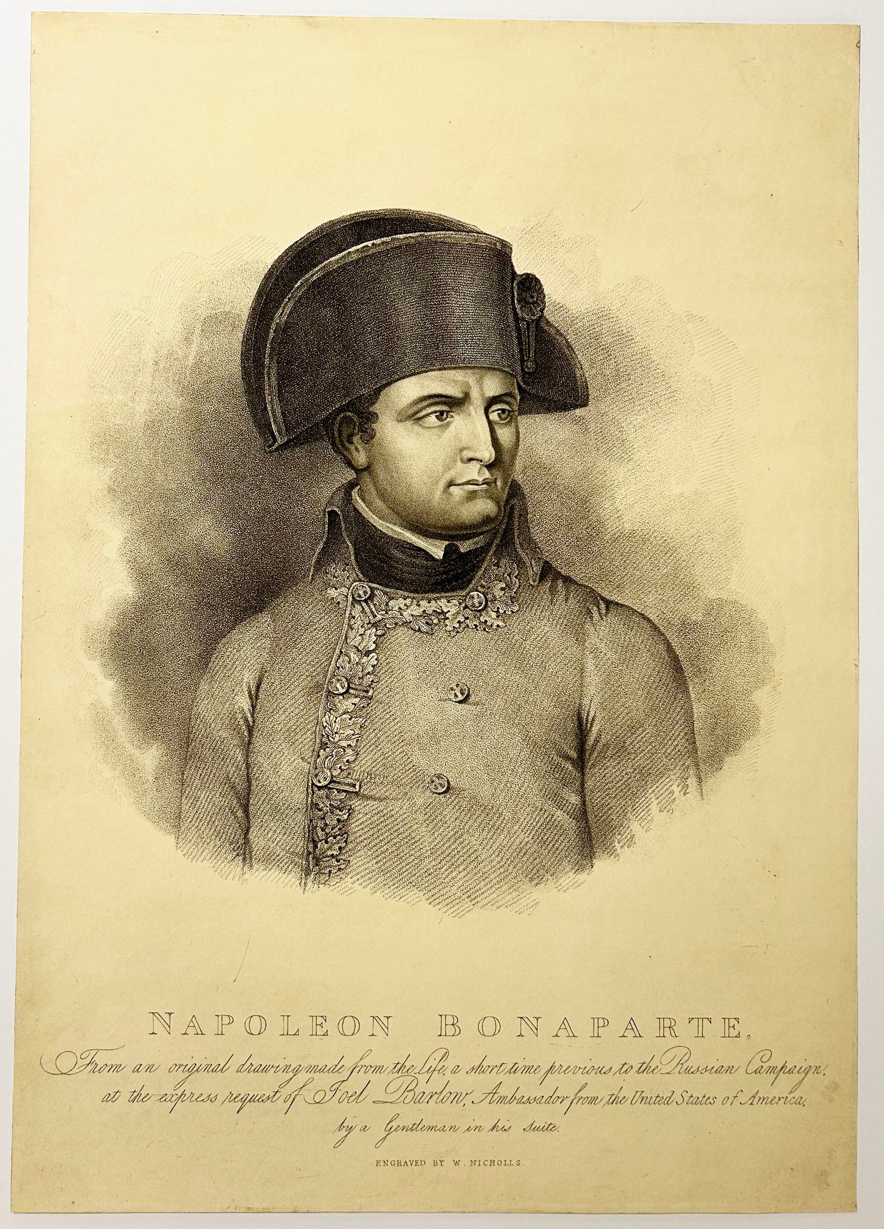 Portrait de l'Empereur Napoléon Bonaparte, en buste. c.1814.