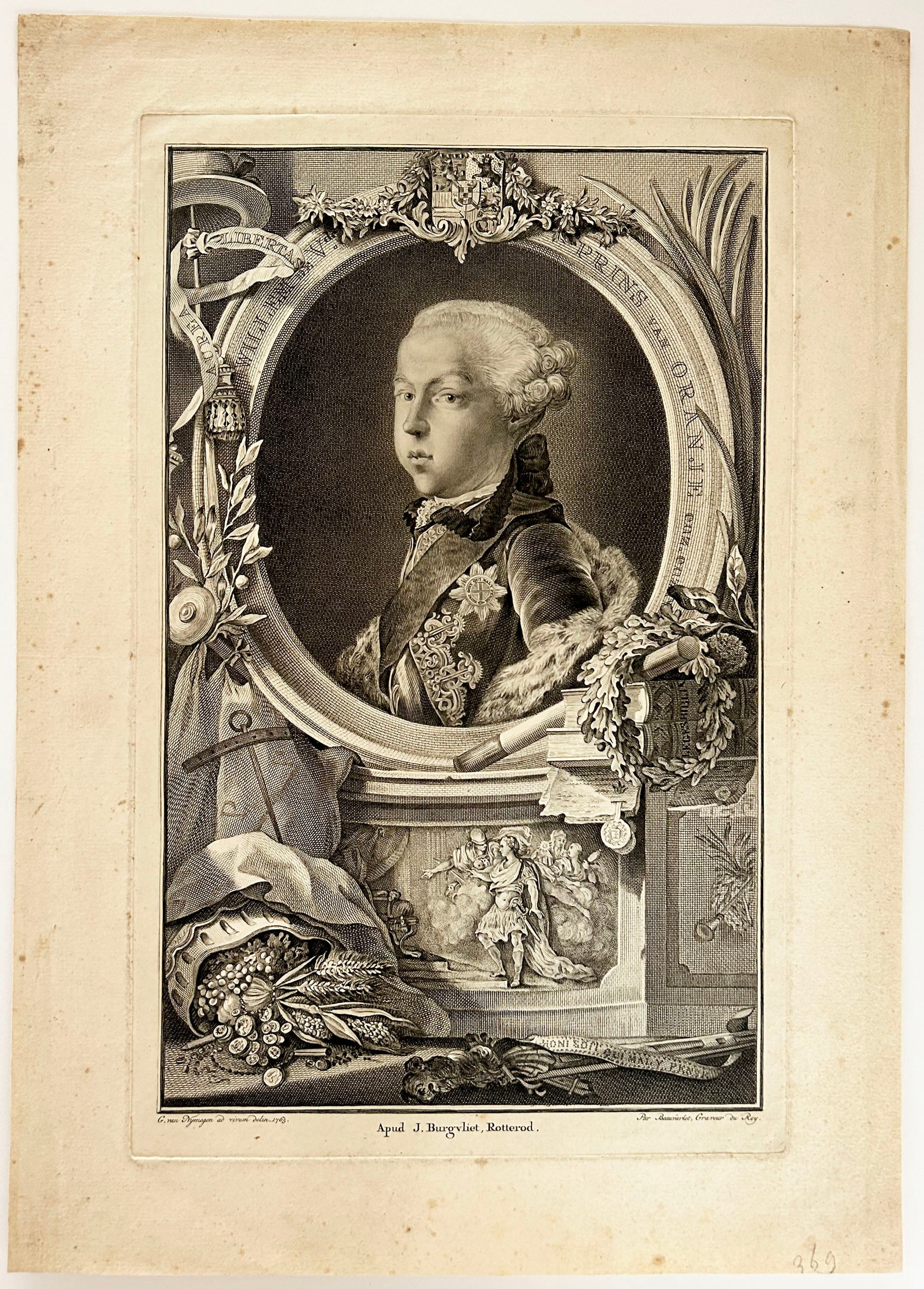 Portrait de Guillaume V, Prince d'Orange.
