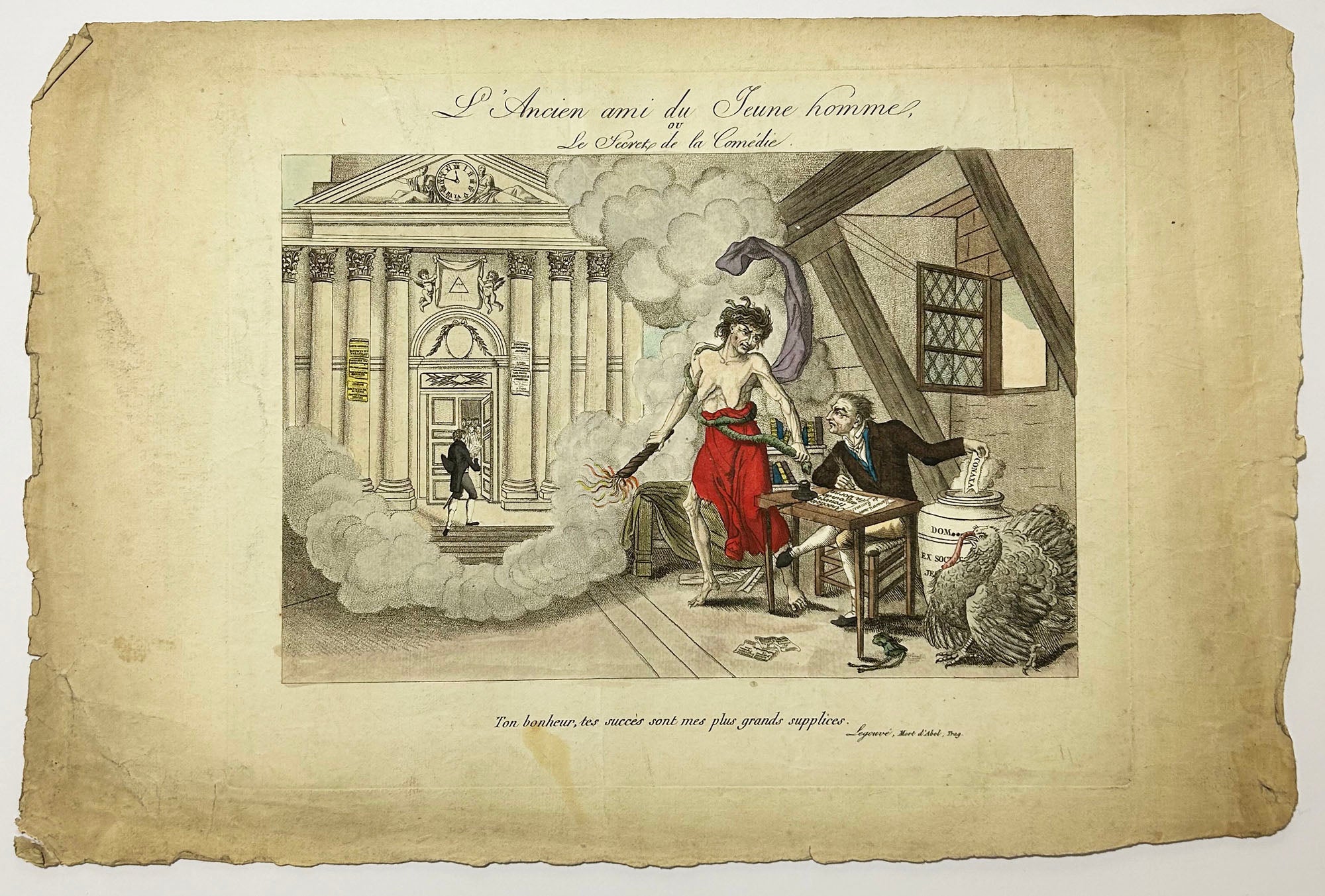 L'Ancien ami du Jeune homme ou Le Secret de la Comédie. 1812.