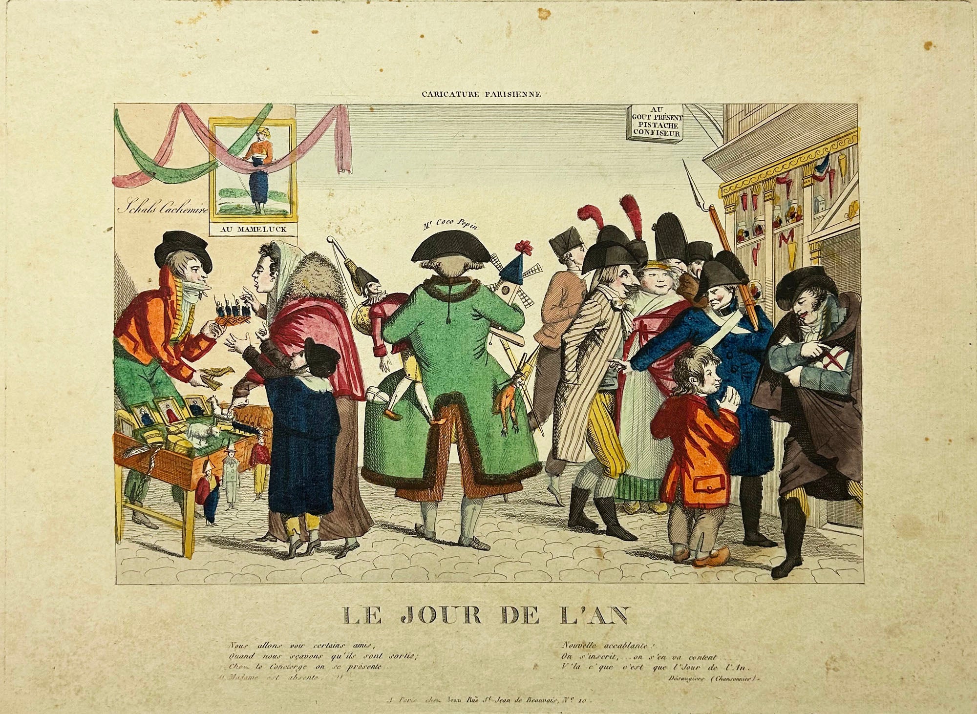Le jour de l'An. Début 19ème.