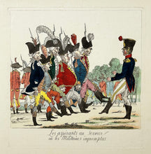 Charger l'image dans la galerie, Les aspirants au Service ou les Militaires impromptus.  Après 1807.