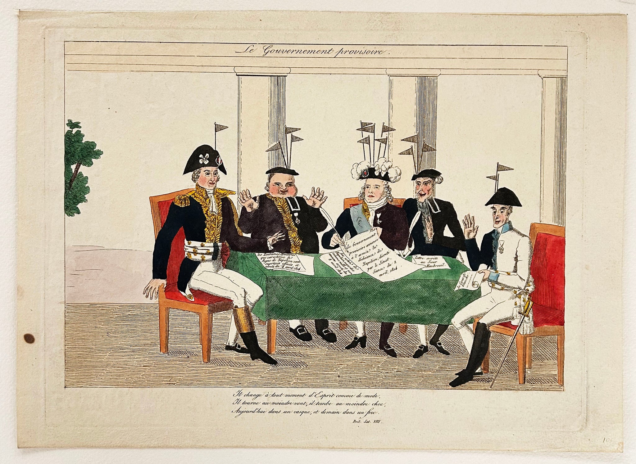 Le Gouvernement provisoire.  1814.