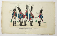 Charger l'image dans la galerie, Allons défendre le roi.  c.1815.