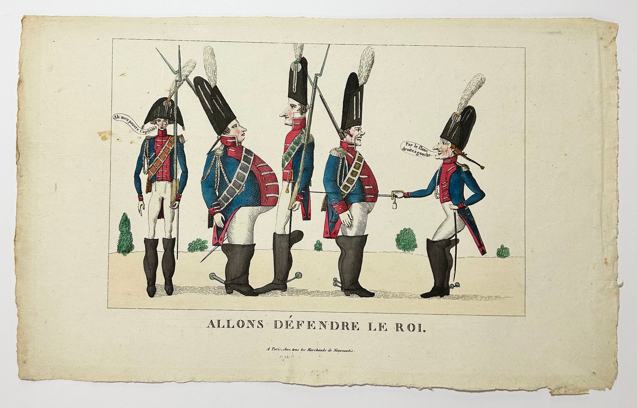 Allons défendre le roi.  c.1815.