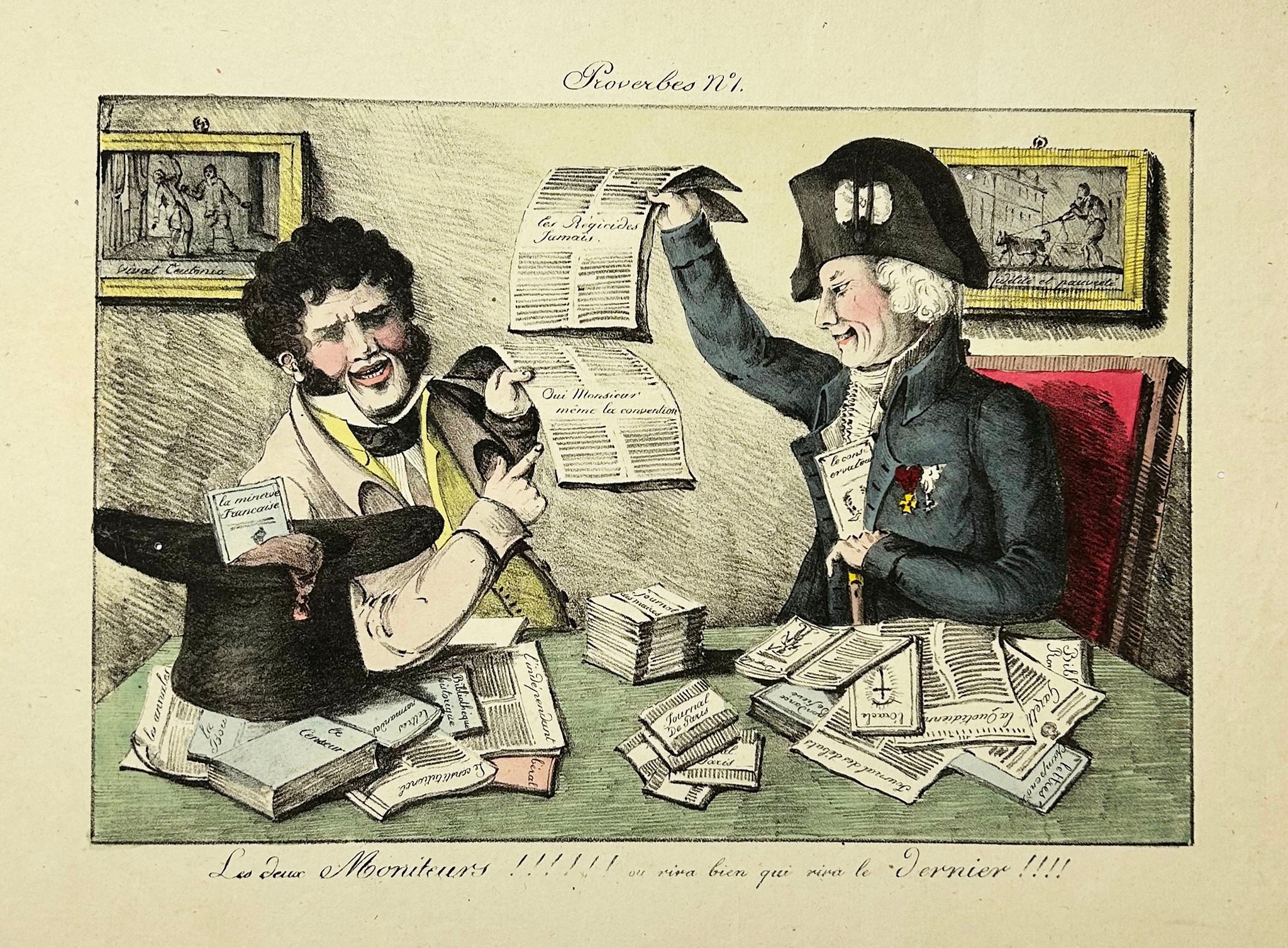 Les deux Moniteurs!!!!!! Ou rira bien qui rira le dernier!!!! 1819.