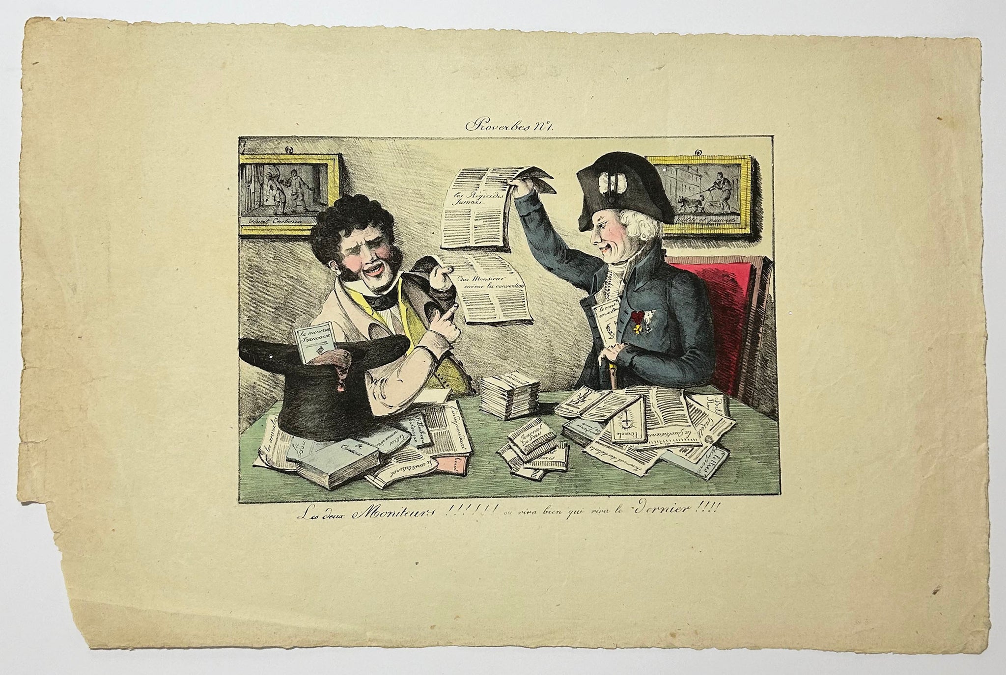 Les deux Moniteurs!!!!!! Ou rira bien qui rira le dernier!!!! 1819.