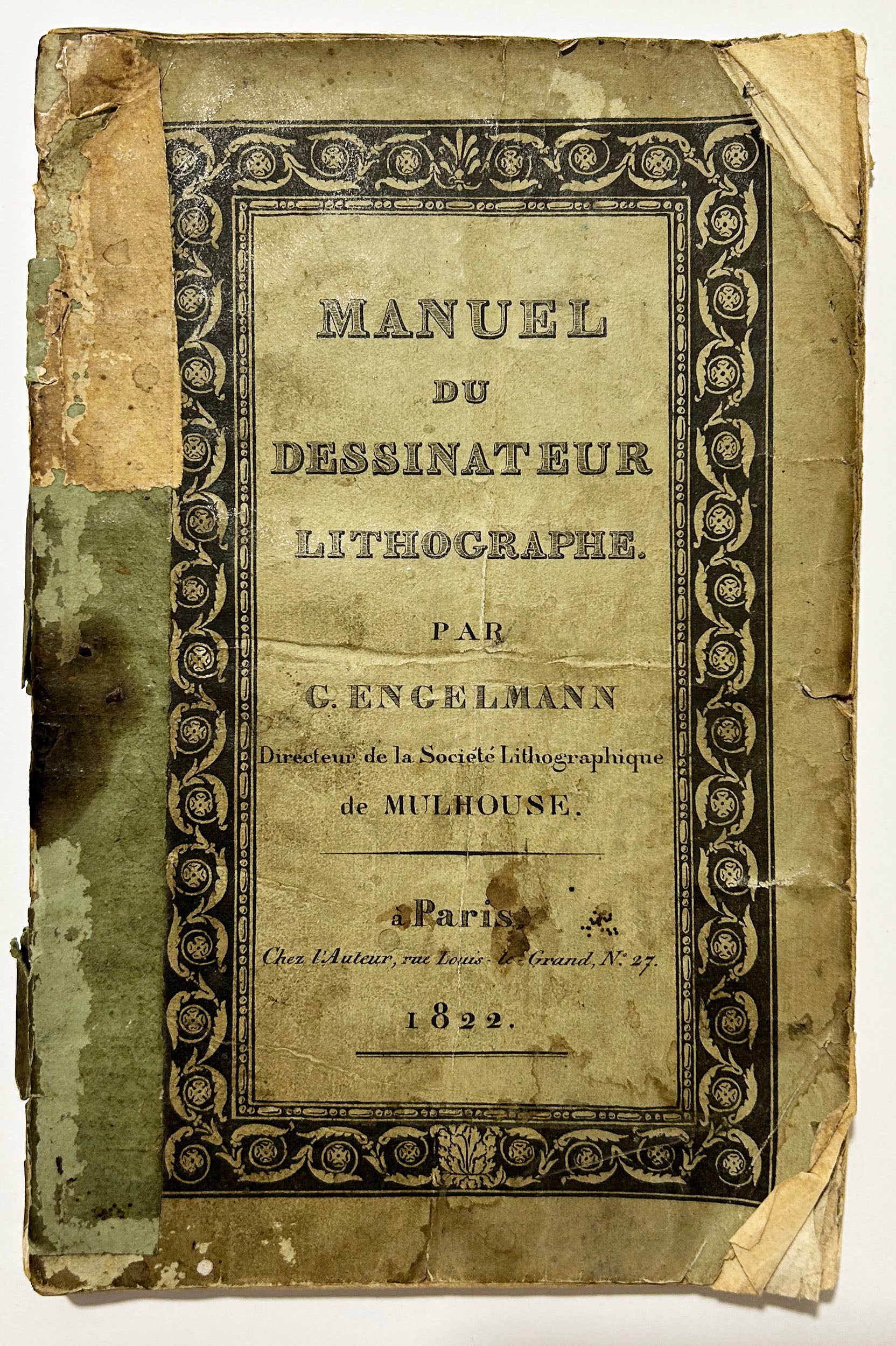Manuel du dessinateur lithographe ...