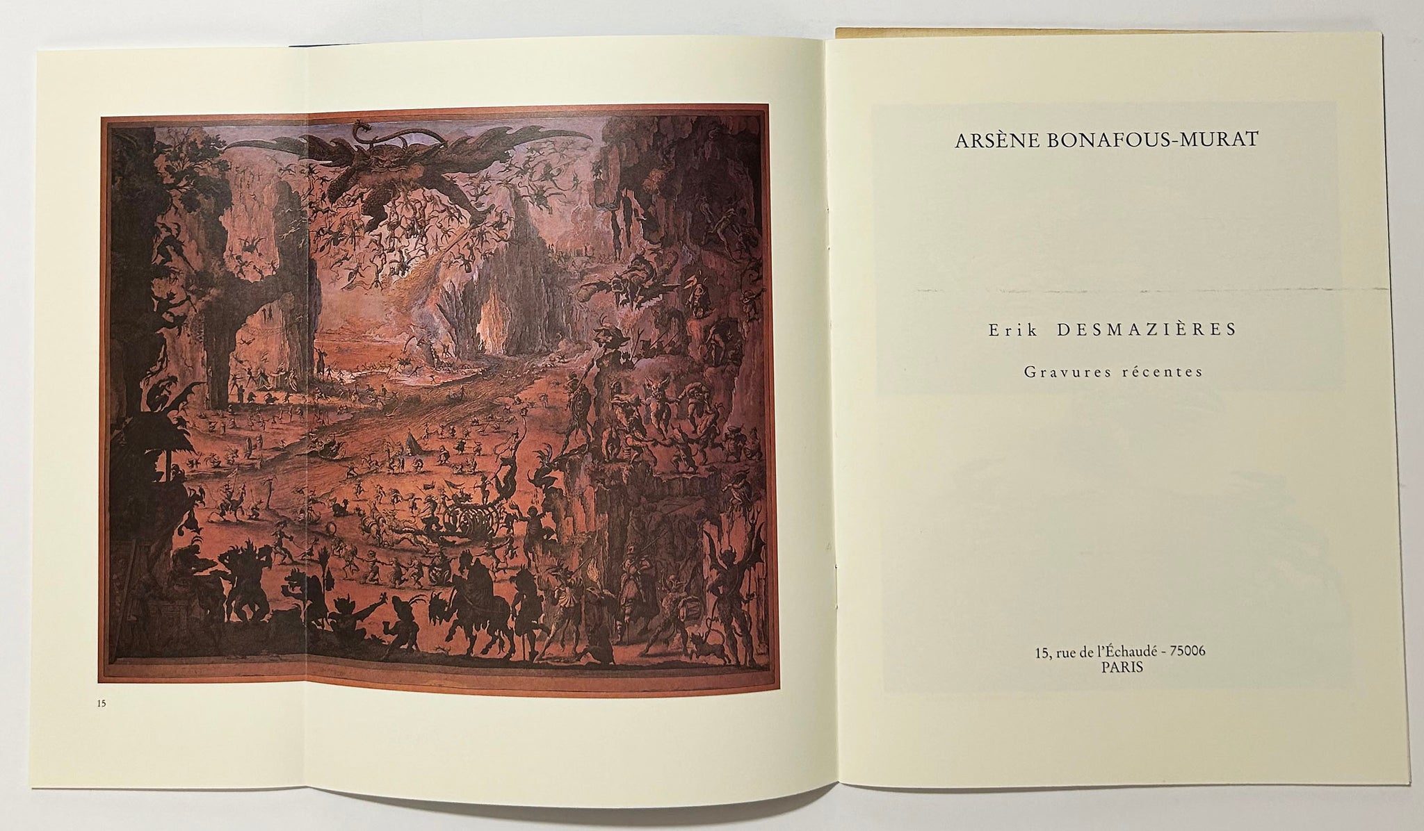 Erik Desmazières, Gravures récentes.